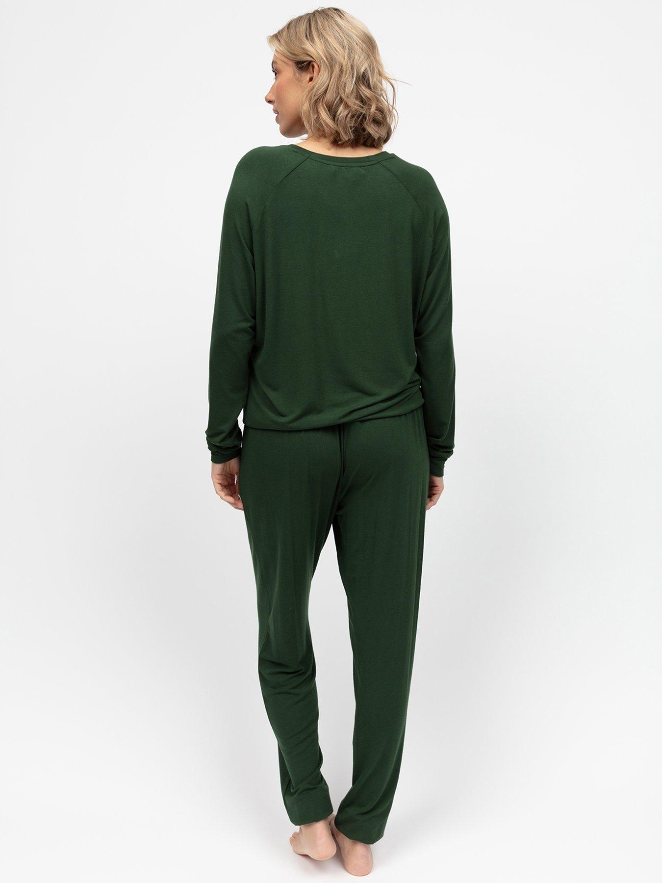 Image 2 of 3 of Cyberjammies Olive Slouch Pyjama Set - Green