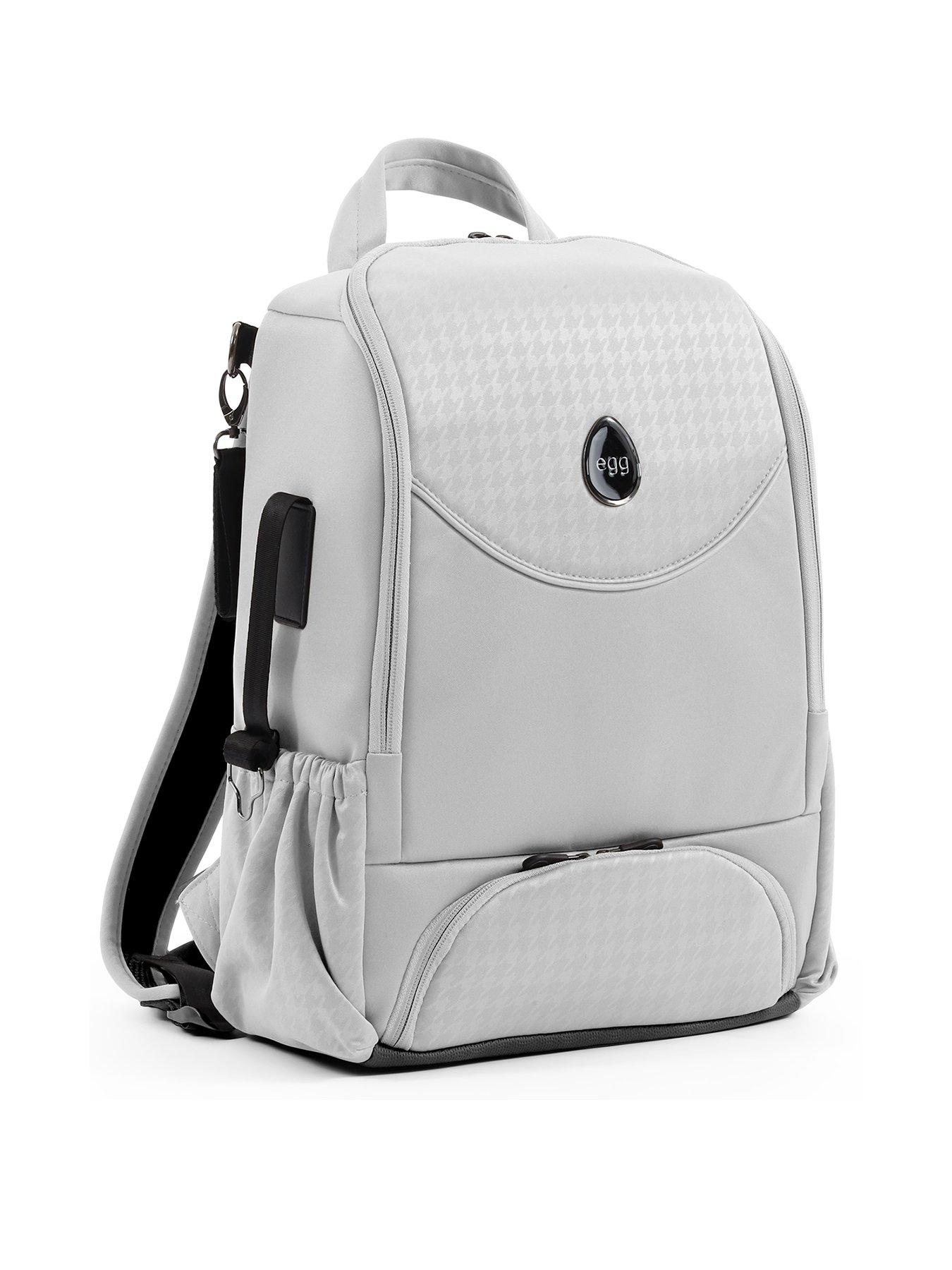 undefined egg3 Collection Backpack Special Eddition - Houndstooth Silver