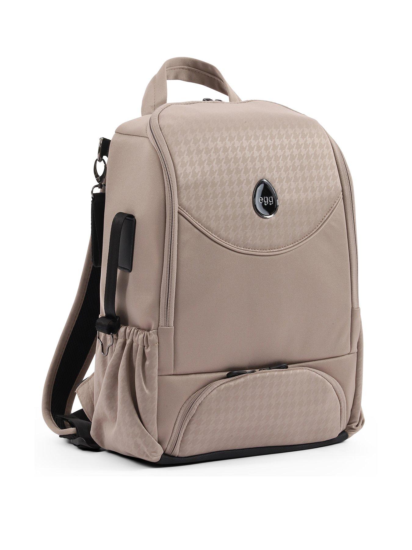 undefined egg3 Collection Backpack Special Eddition - Houndstooth Almond