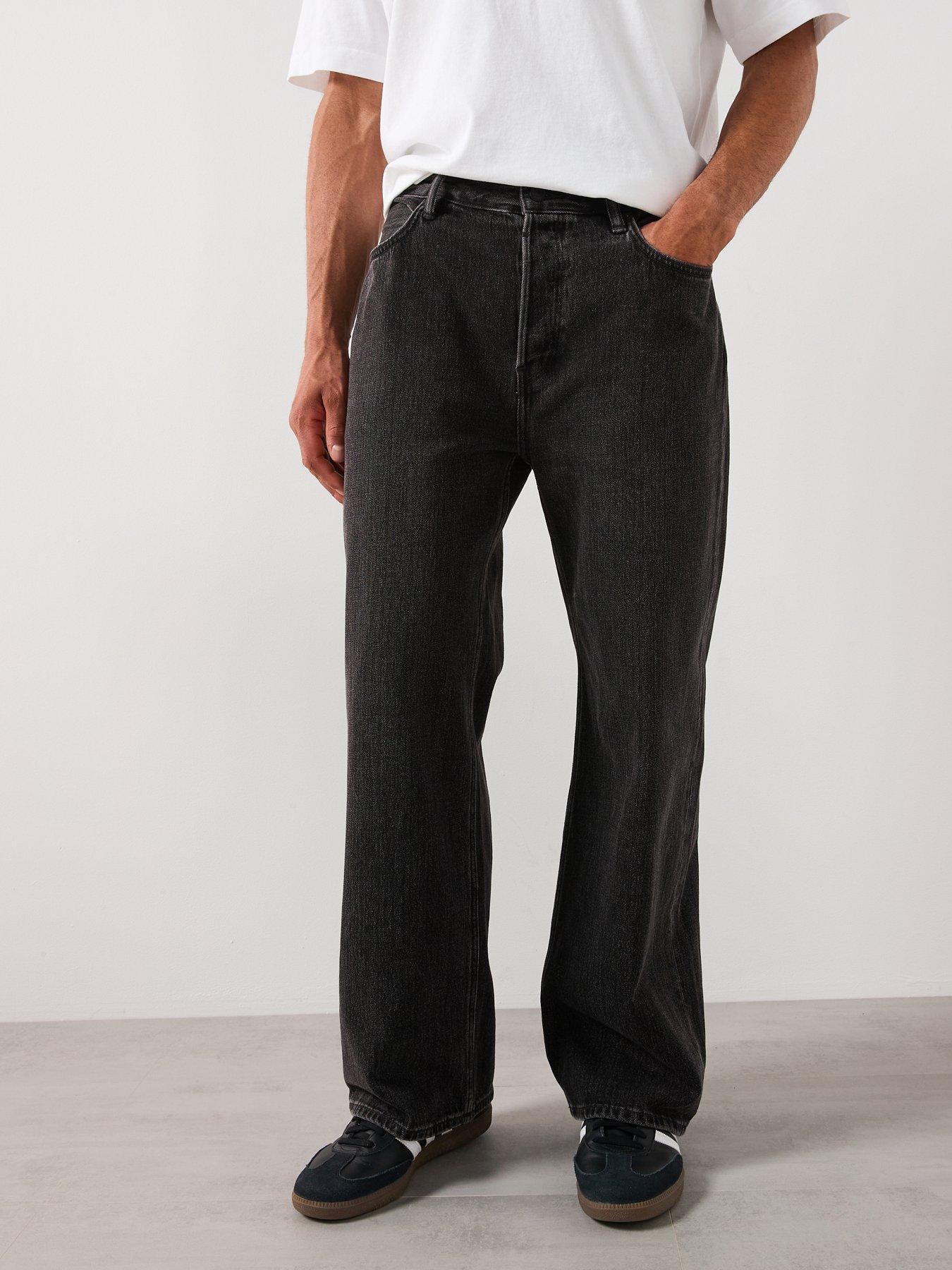 AllSaints All Saints Lenny Wide Fit Jeans - Black