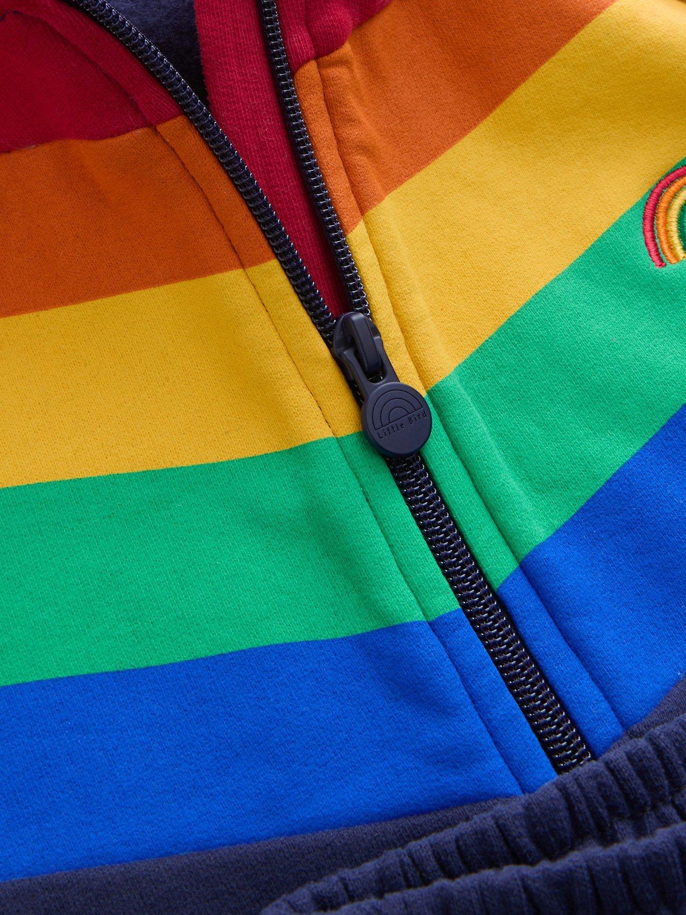 Image 4 of 5 of Little Bird Boys Rainbow Sweat Set - Multi