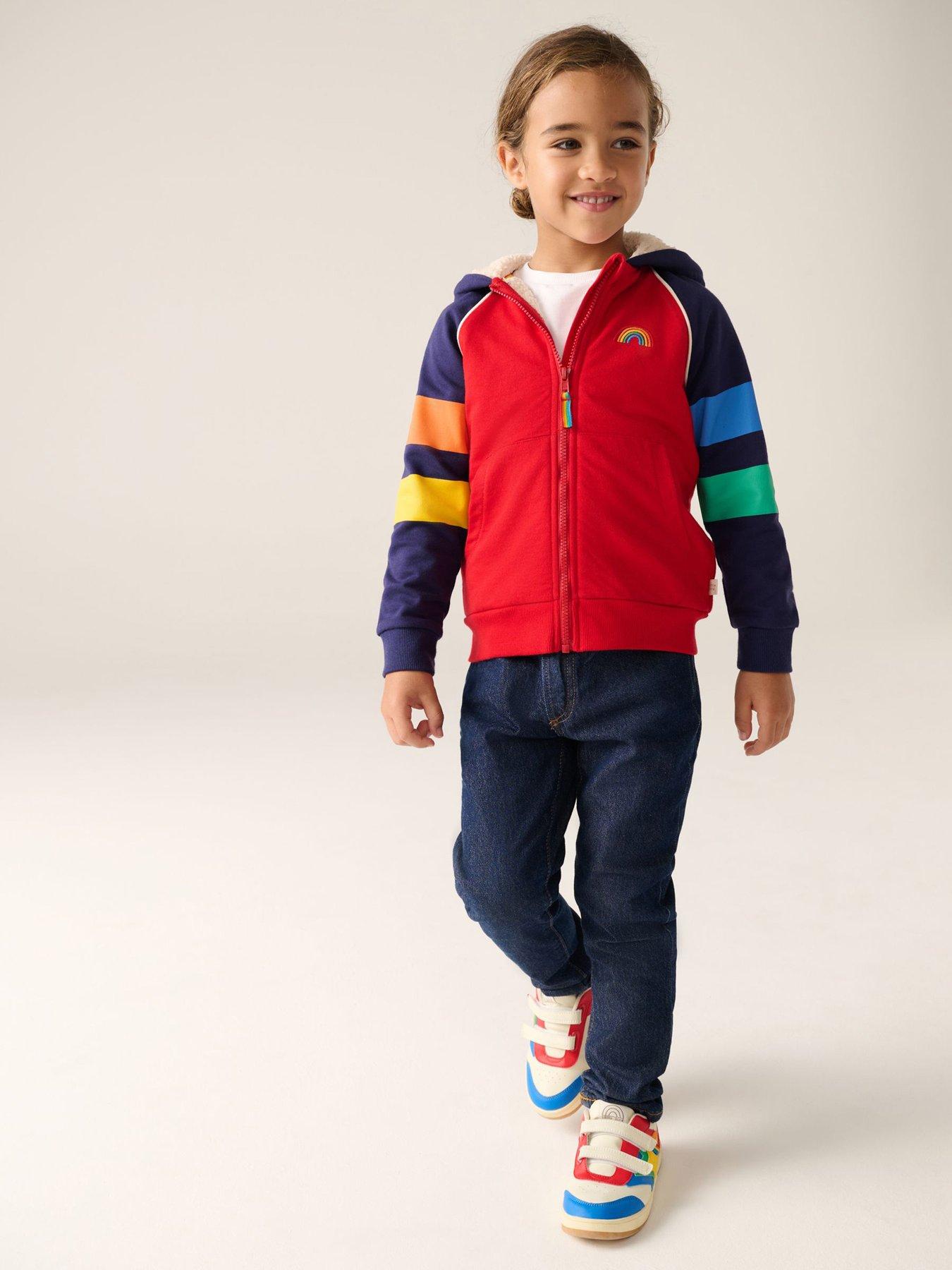 Little Bird Boys Zipped Hoodie - Multi