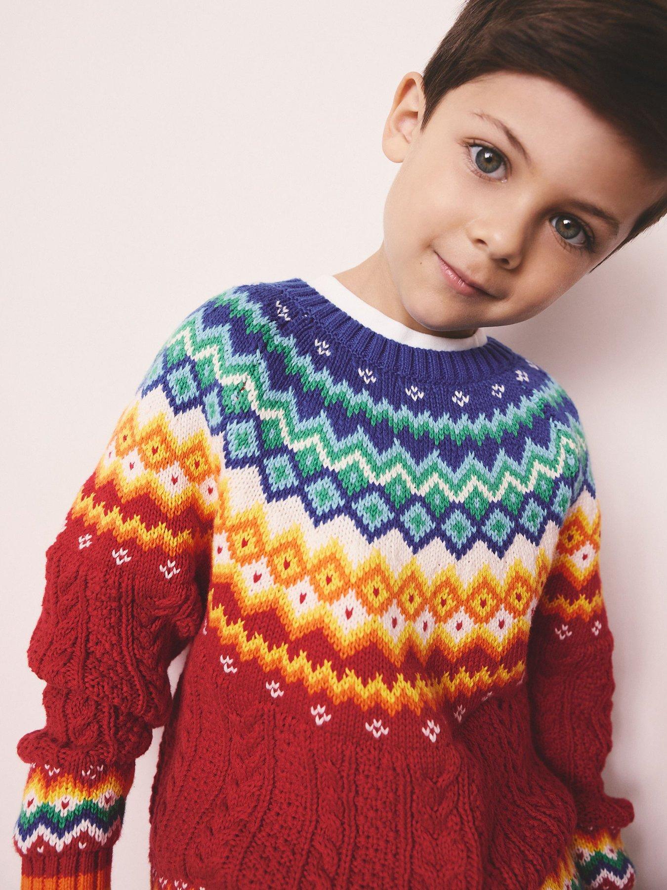 Image 4 of 6 of Little Bird Boys Nordic Jumper - Multi
