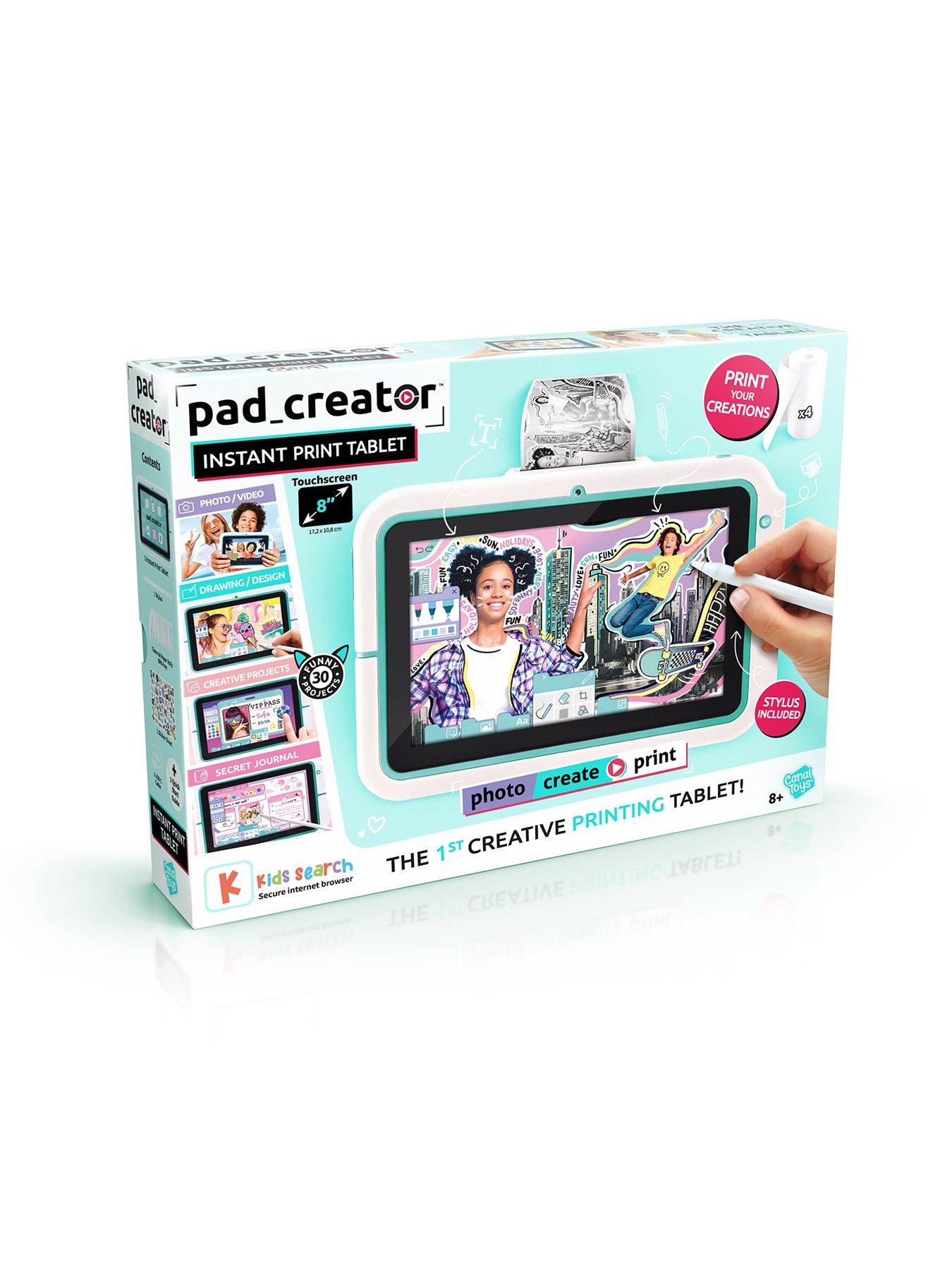 Image 2 of 8 of Studio Creator Pad Creator Instant Print 8" Touchscreen&nbsp;Tablet For Kids