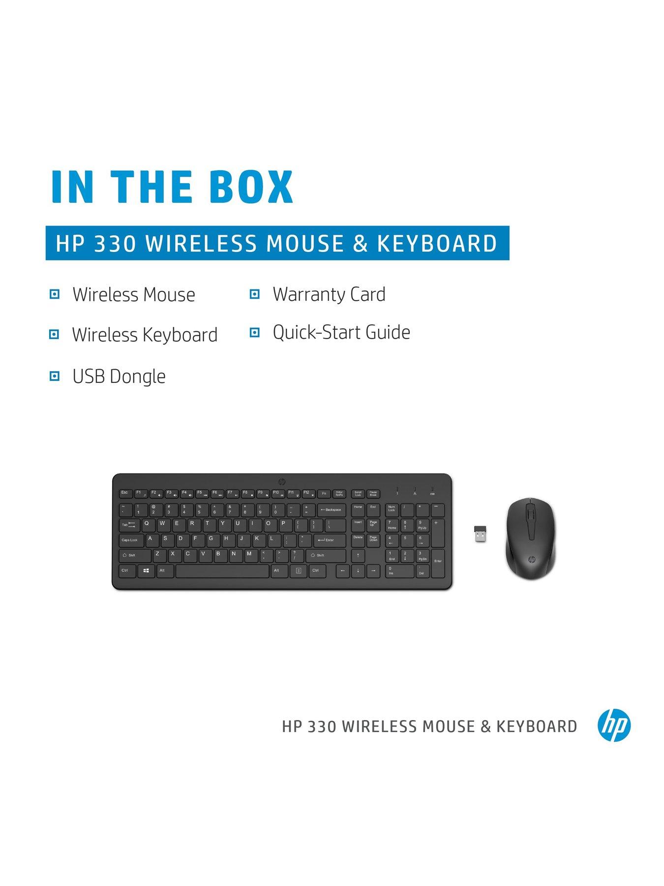 Image 4 of 7 of HP 330 Wireless Mouse and Keyboard Combo