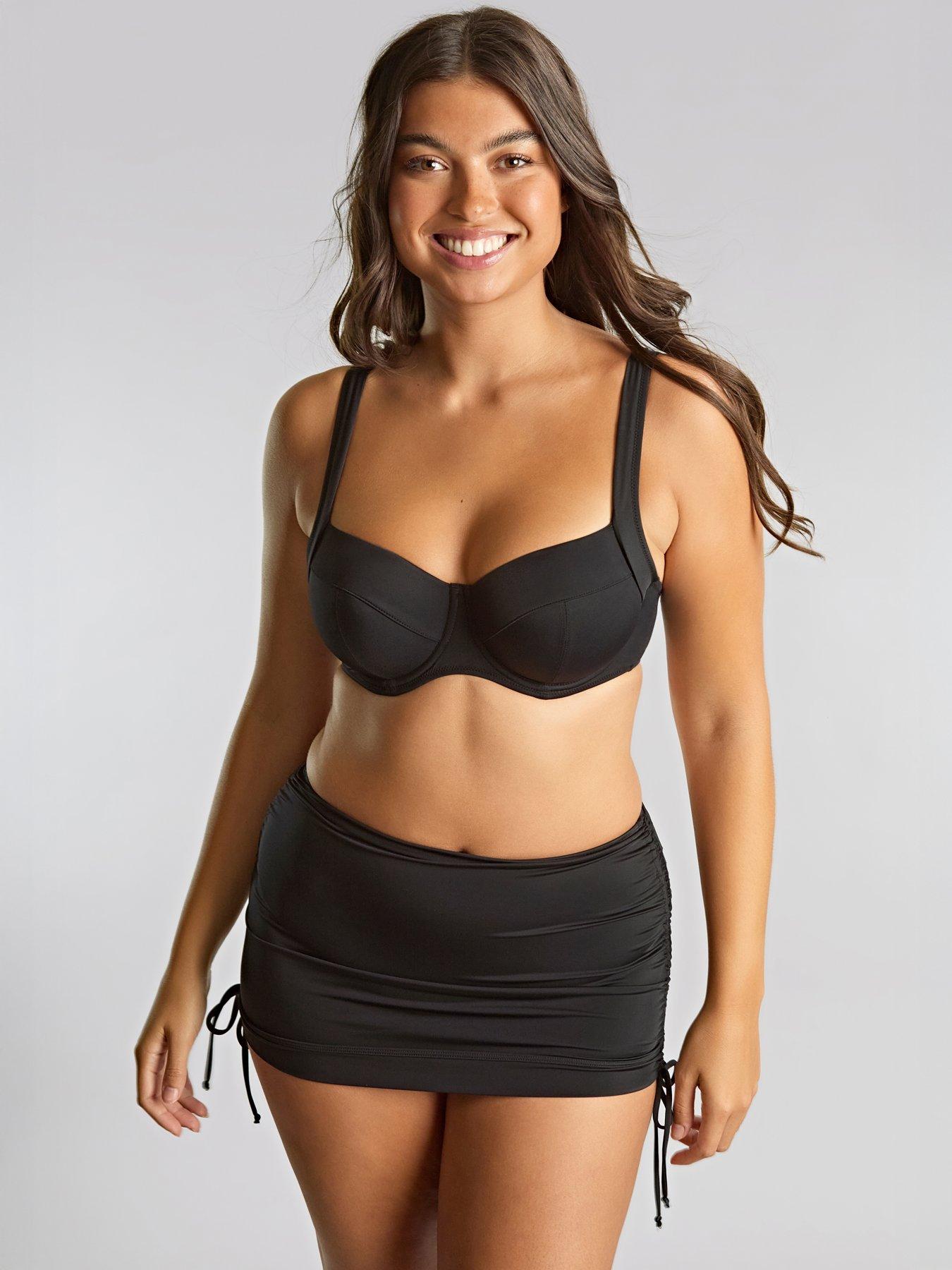 Panache Swim Signature Skirted Briefs - Signature Black