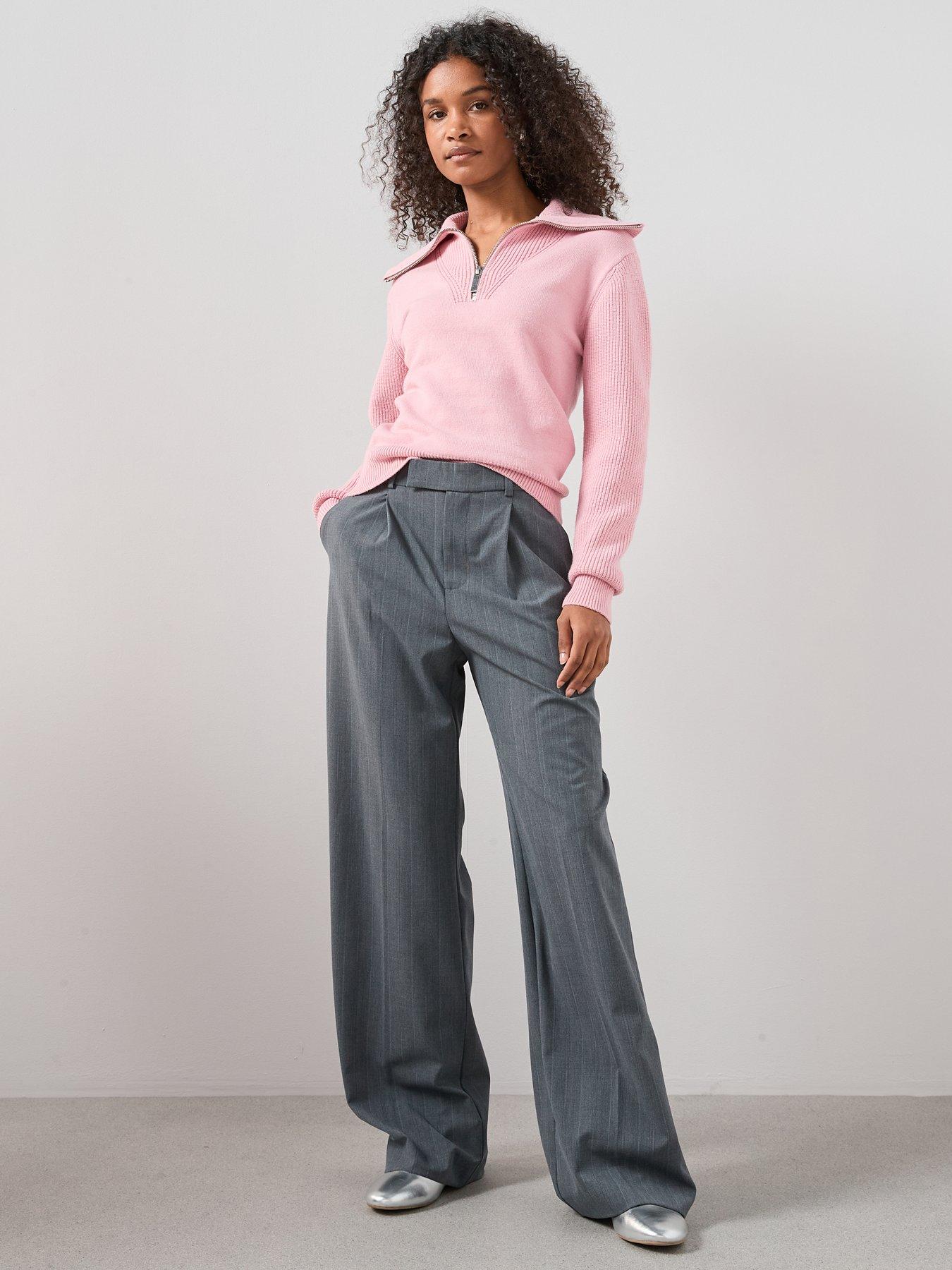 the-very-collection-zip-through-knitted-collared-neck-jumper-pinkback