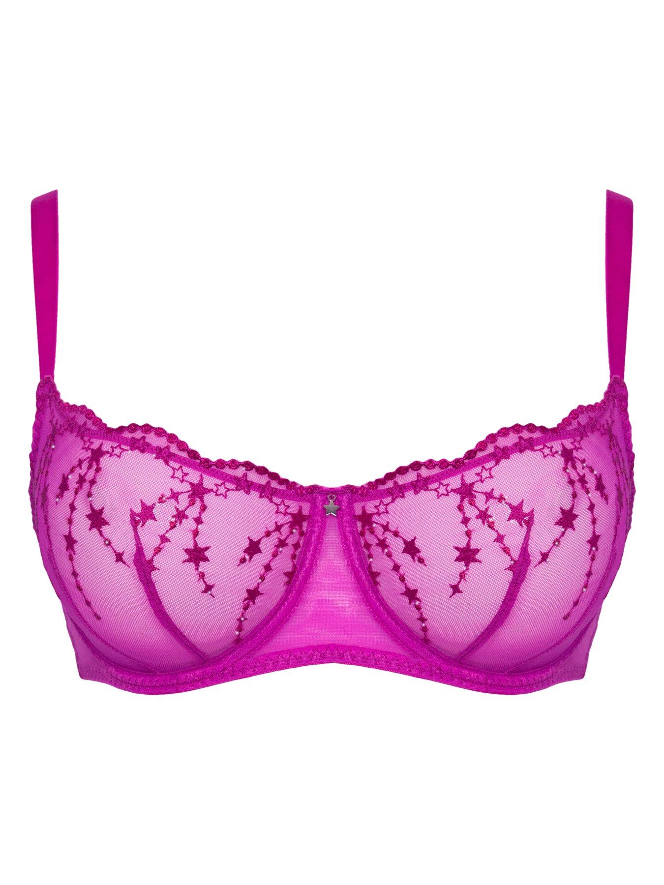Image 5 of 5 of Curvy Kate Curvy Kate Stardust Balcony Bra Vivid Violet