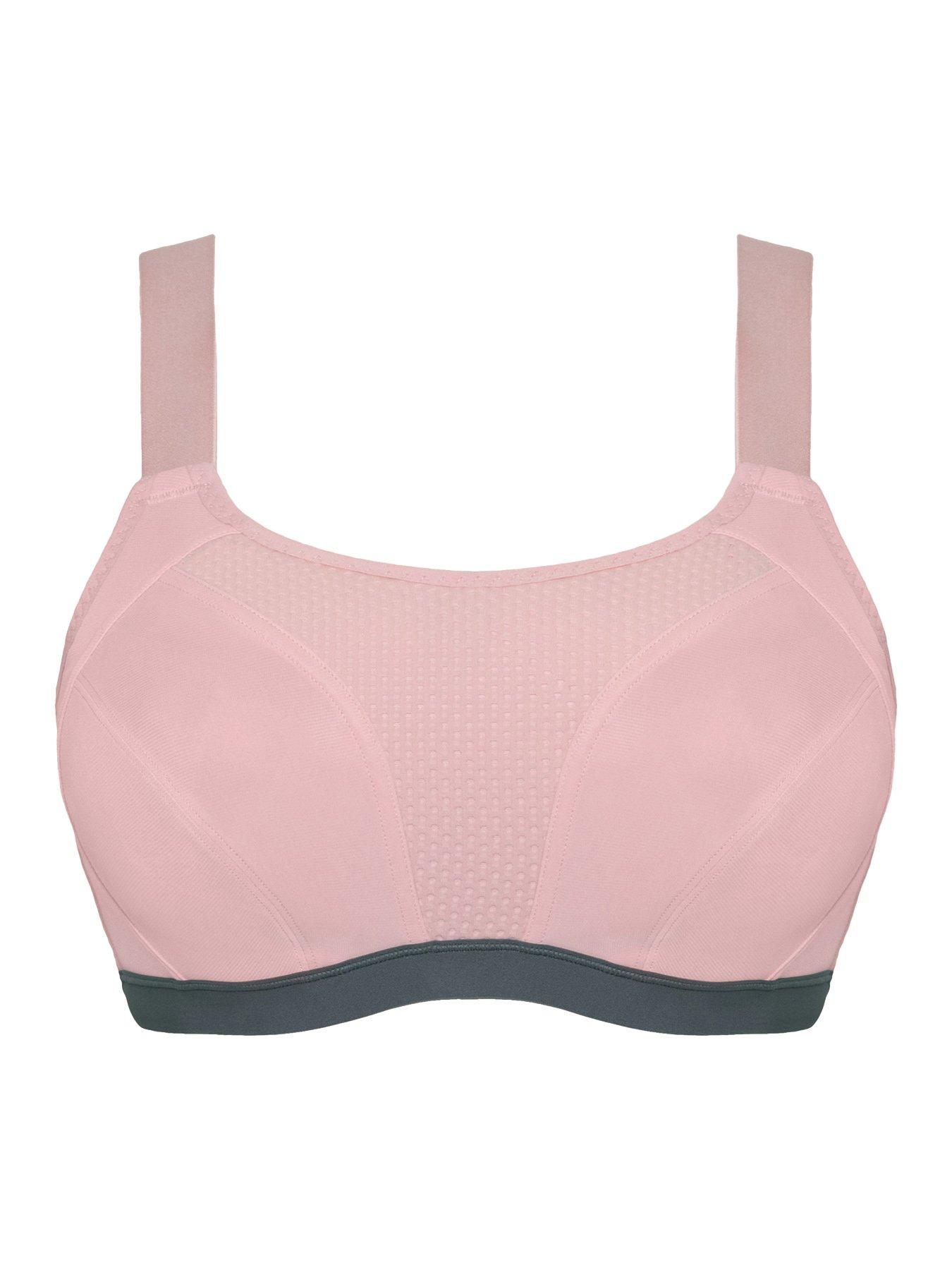 Image 5 of 5 of Curvy Kate Everymove Wired Multiway Sports Bra Blush/charcoal
