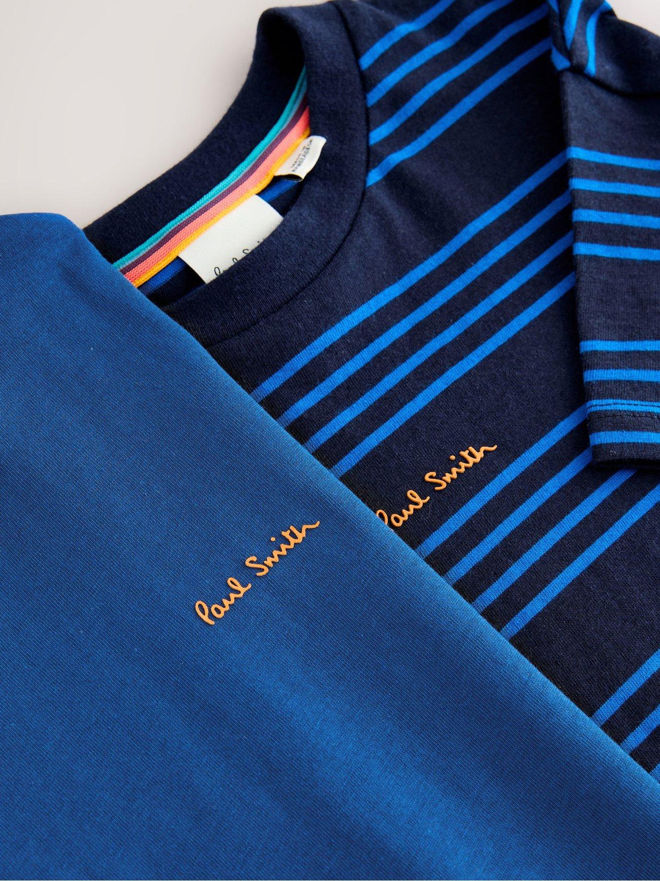 Image 4 of 5 of Paul Smith Junior Boys 2 Pack Stripe T-shirts - Multi