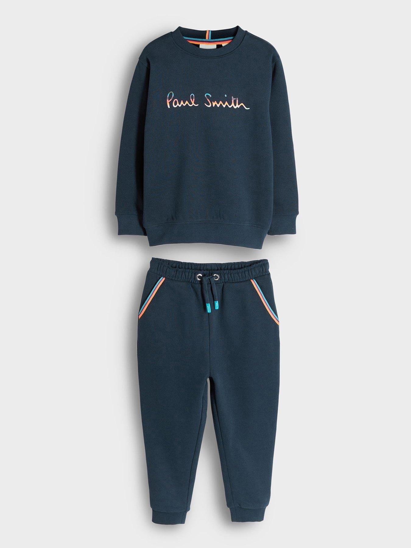 Image 2 of 7 of Paul Smith Junior Boys Logo Sweat Set - Navy