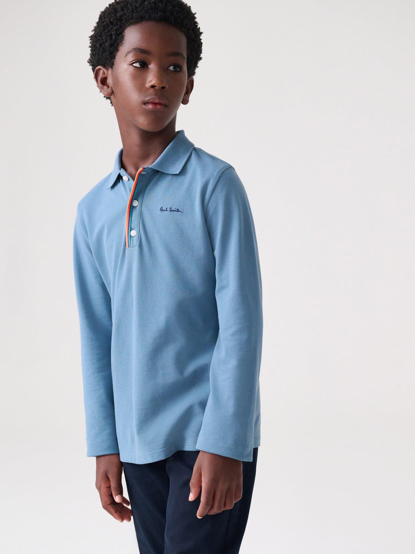 Paul Smith Junior Boys Polo Shirt - Blue