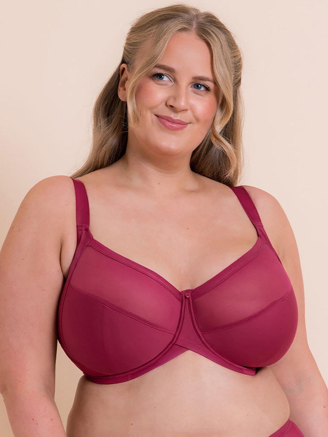 Image 1 of 5 of Curvy Kate Curvy Kate Wonderfully Full Cup Side Support Bra Deep Orchid