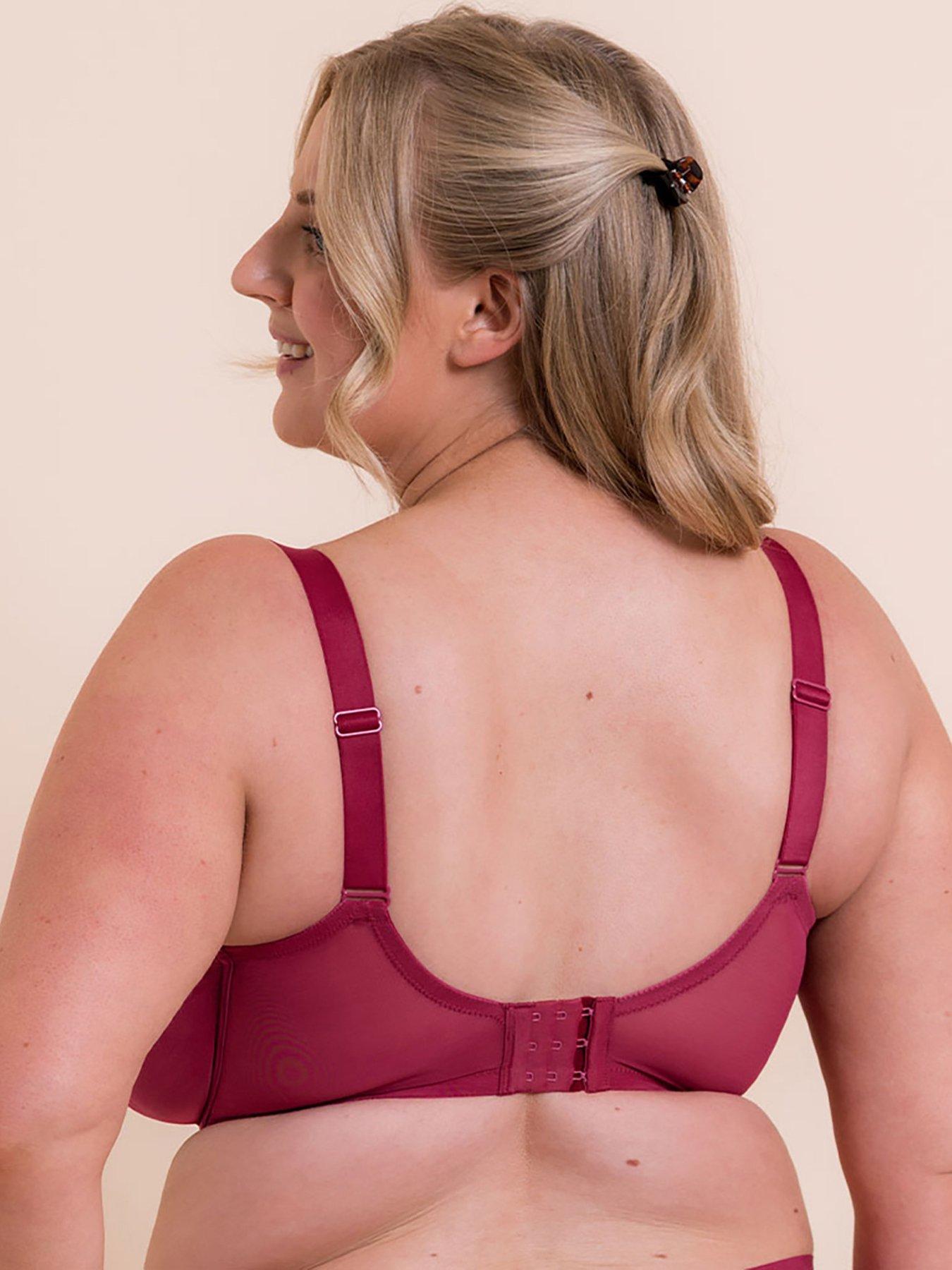 Image 2 of 5 of Curvy Kate Curvy Kate Wonderfully Full Cup Side Support Bra Deep Orchid