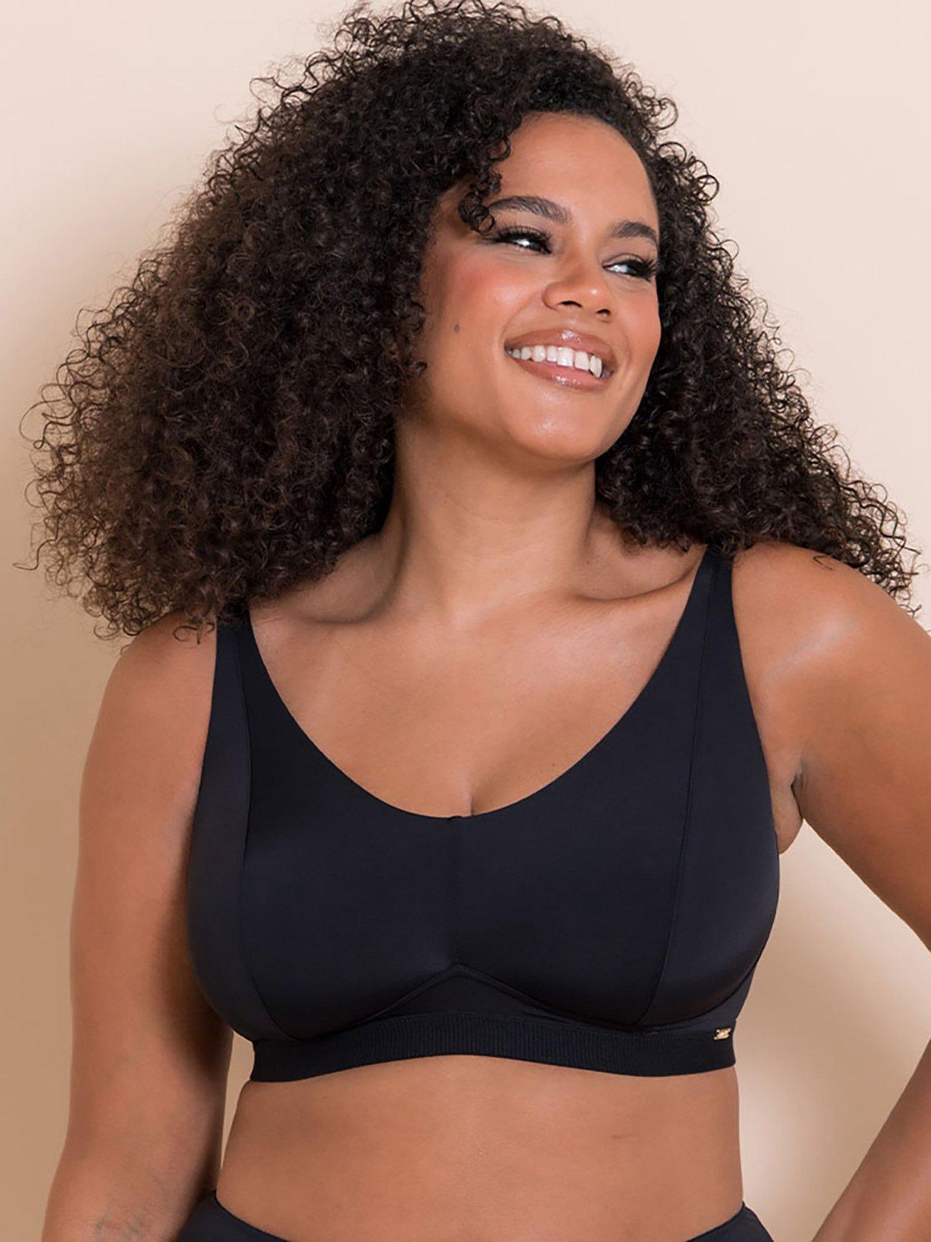 Image 1 of 5 of Curvy Kate Zen Non-Wired Bralette - Black
