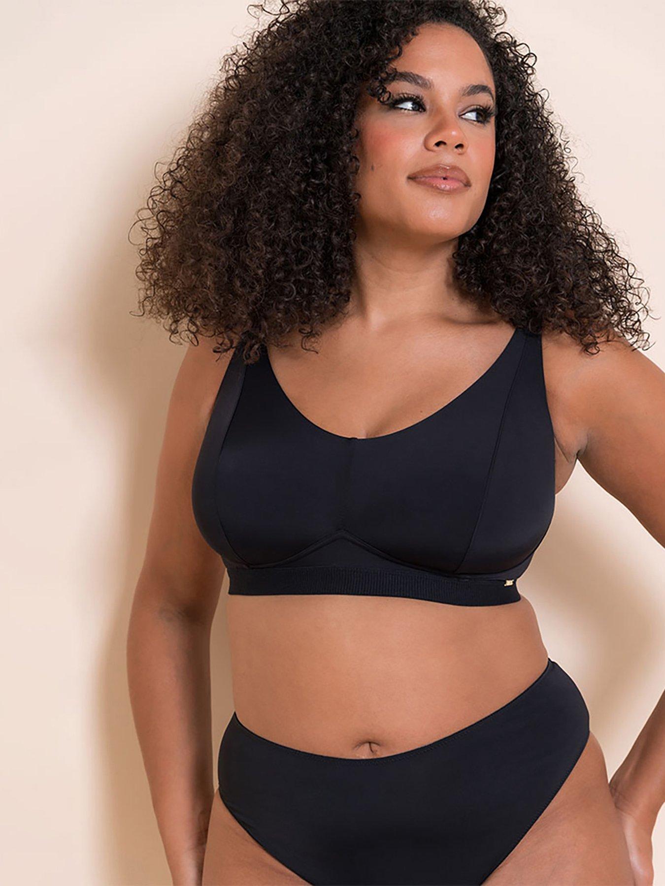 Image 3 of 5 of Curvy Kate Zen Non-Wired Bralette - Black