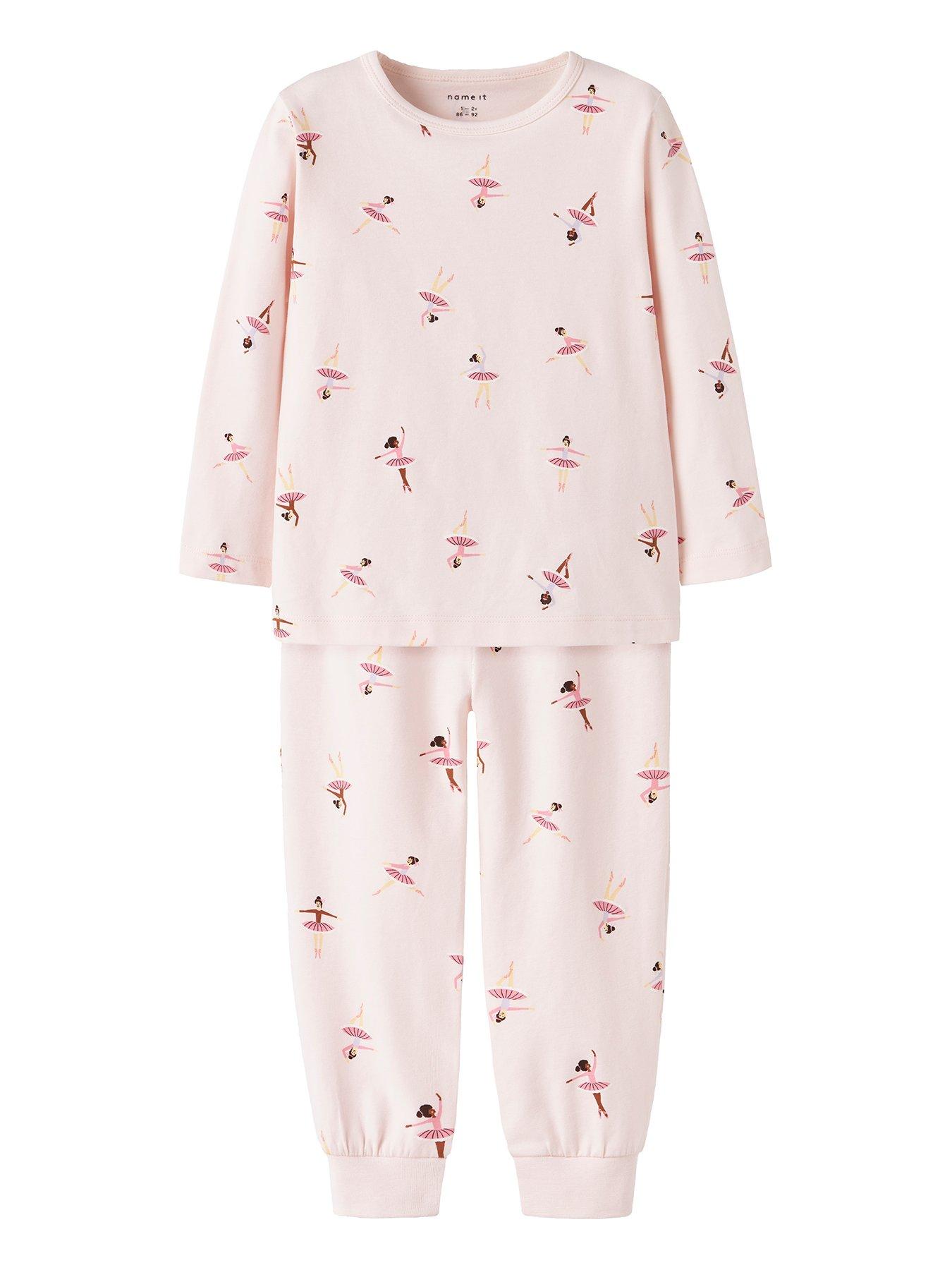 Name It Mini Girls Ballerina Pyjamas - Light Pink