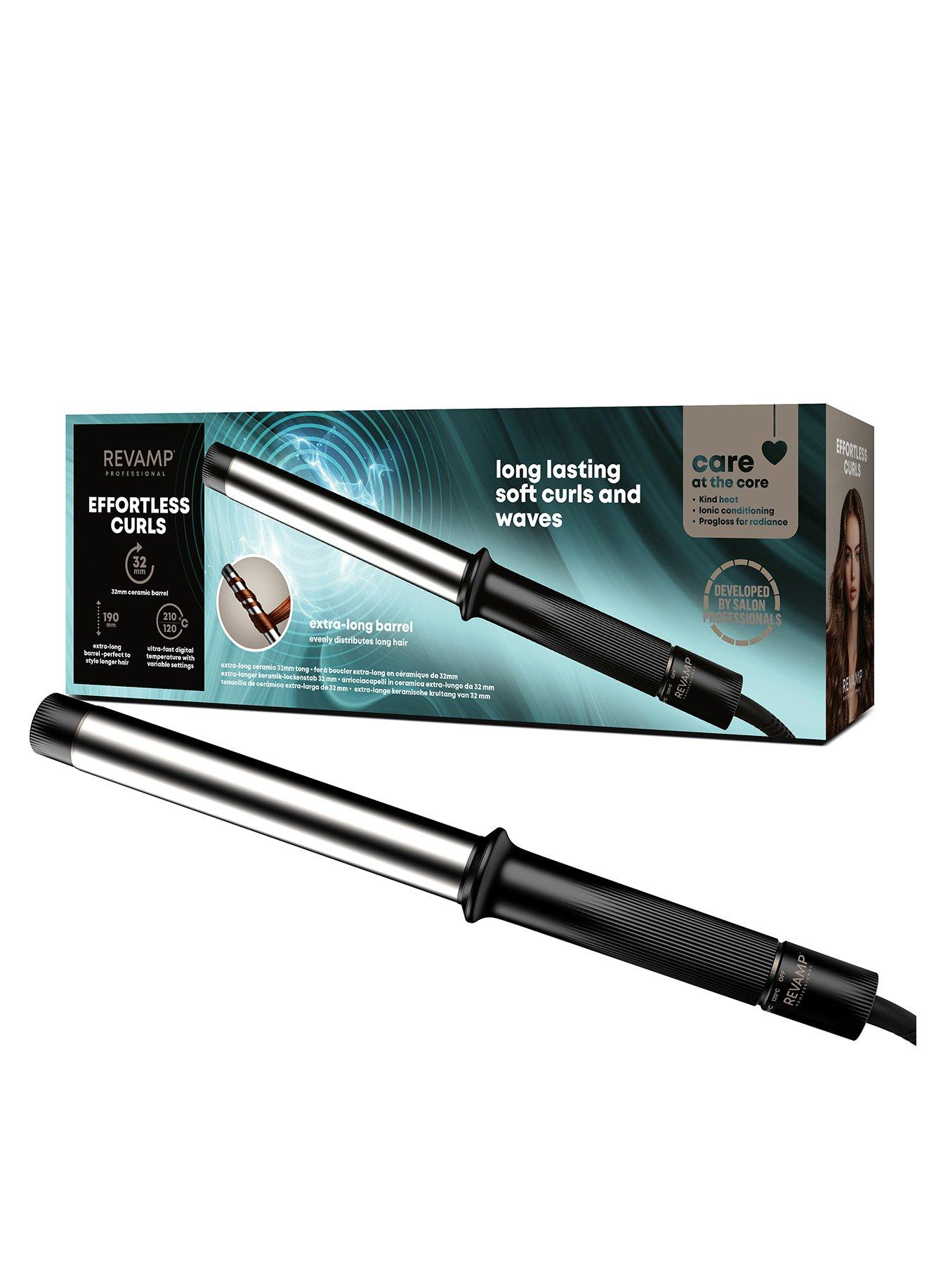 Revamp Effortless Curls Extra-long ceramic 32mm tong