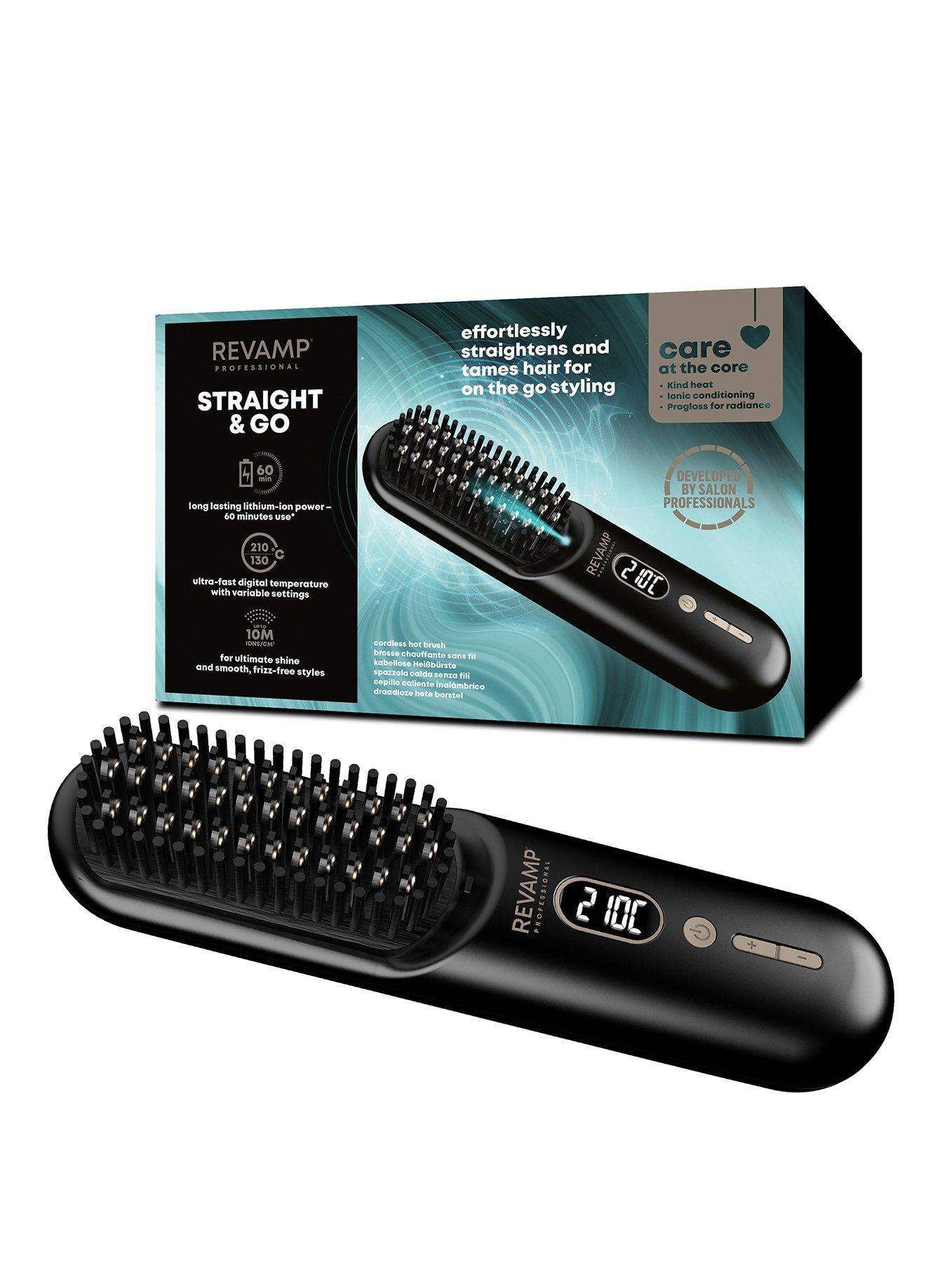 Image 1 of 8 of Revamp Straight &amp; Go Ionic Cordless Hot Brush