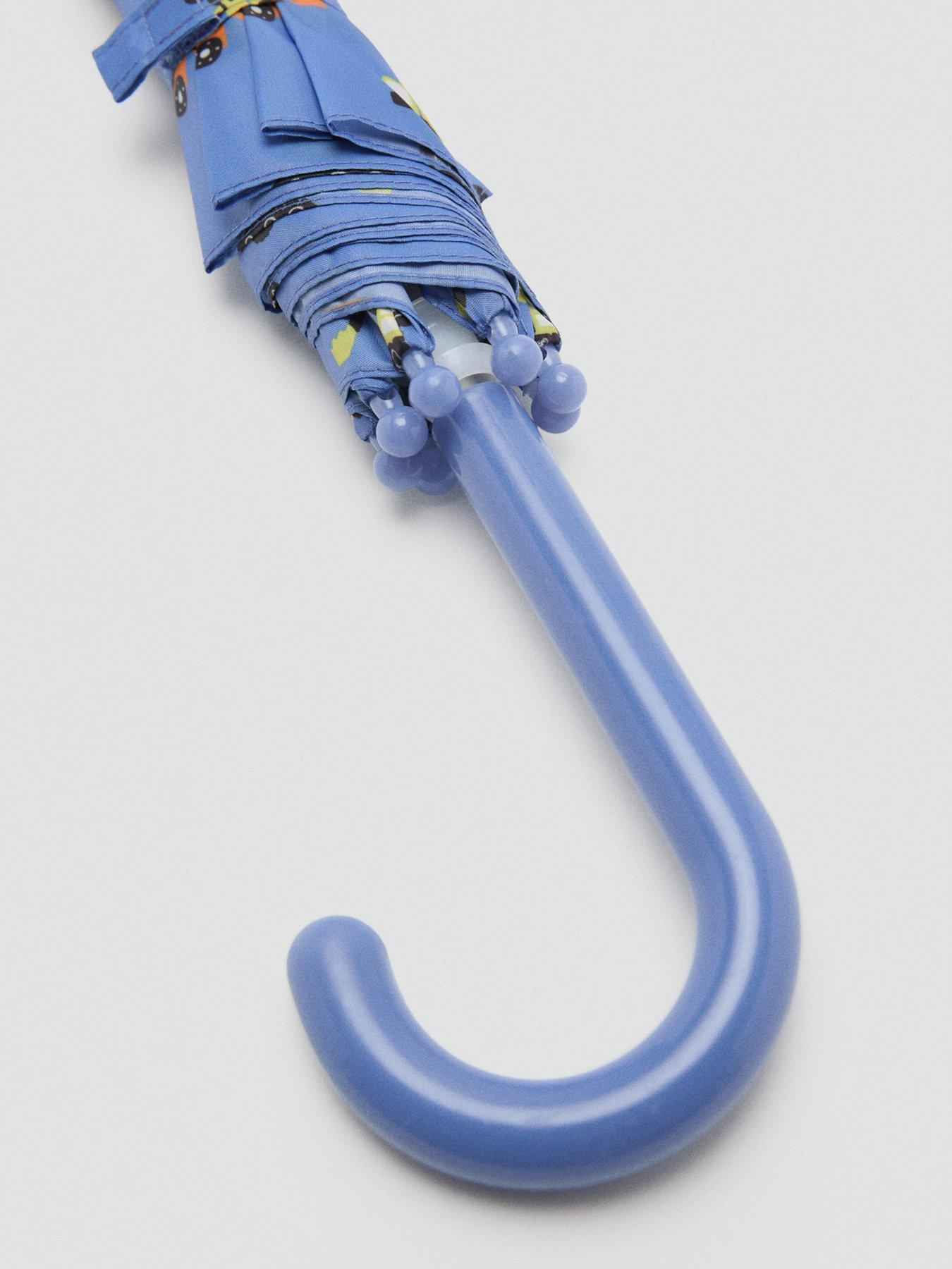 Image 3 of 4 of Mango Younger Boys Digger Umbrella - Blue