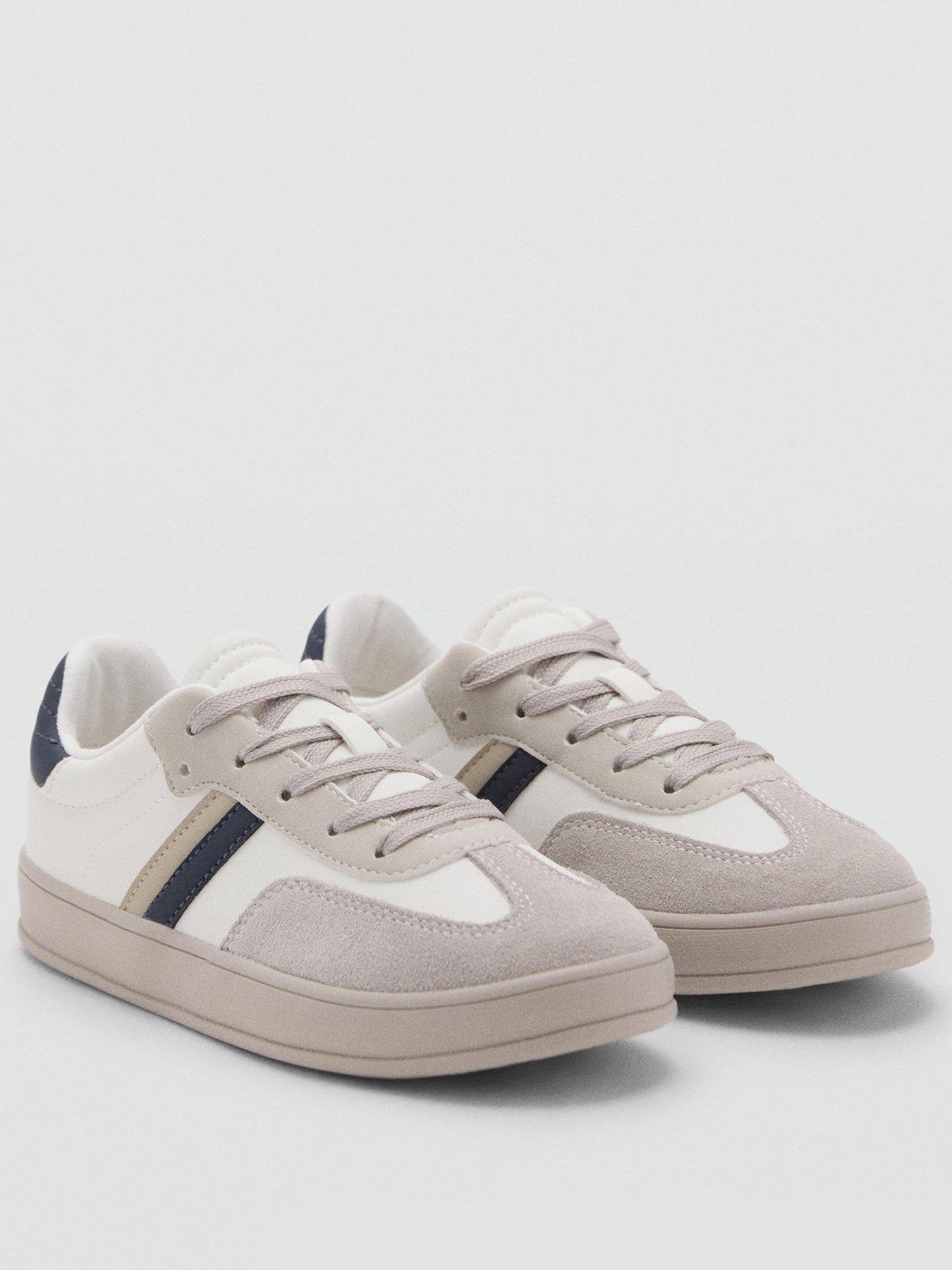Image 2 of 4 of Mango Boys Trainers - Light Cream