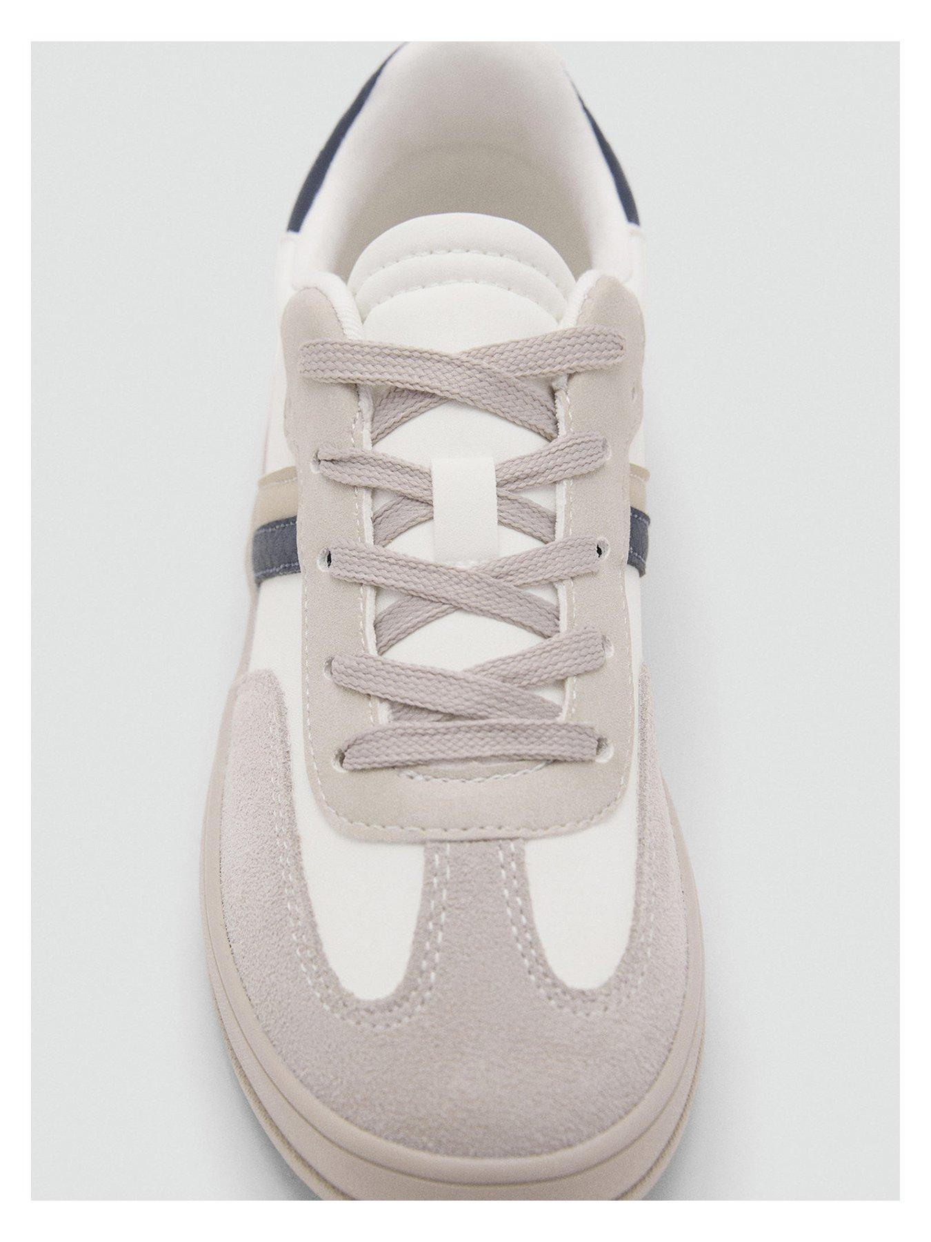 Image 4 of 4 of Mango Boys Trainers - Light Cream
