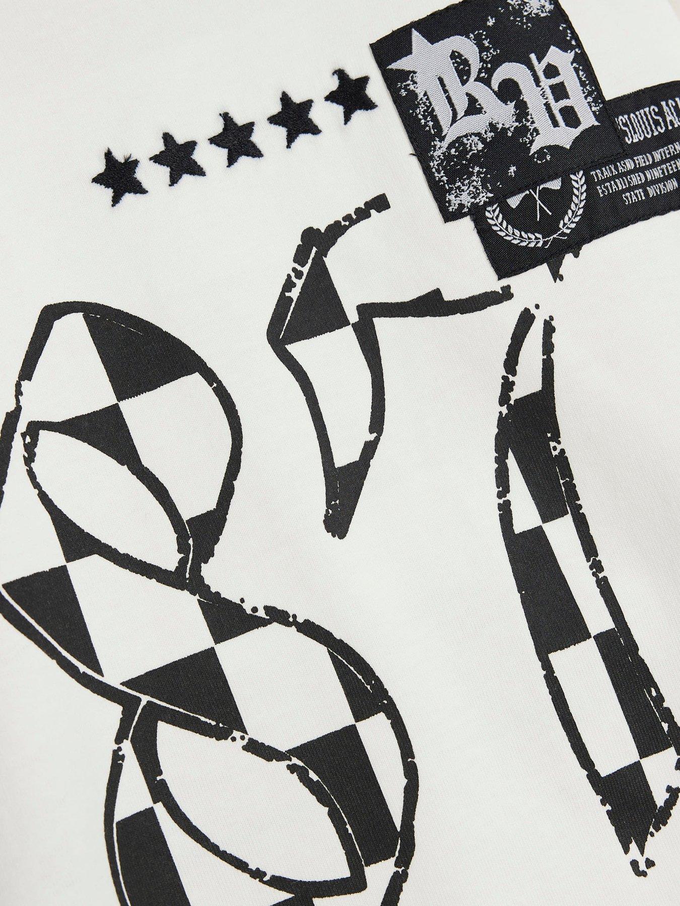 Image 5 of 5 of River Island Mini Boys Cargo Shorts and T-Shirt Set - Black