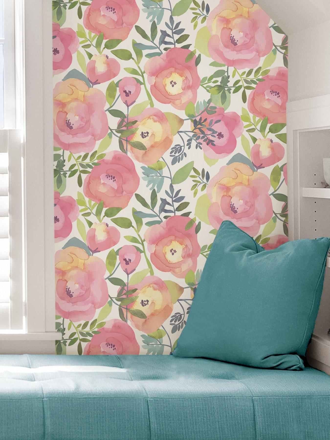 NuWallpaper Nuwallpaper Self Adhesive Peachy Keen - Pink