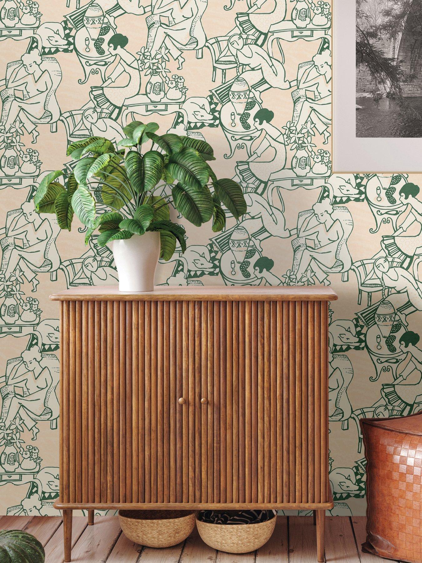 Image 1 of 2 of NuWallpaper Nuwallpaper Self Adhesive Leisure Ladies - Blush