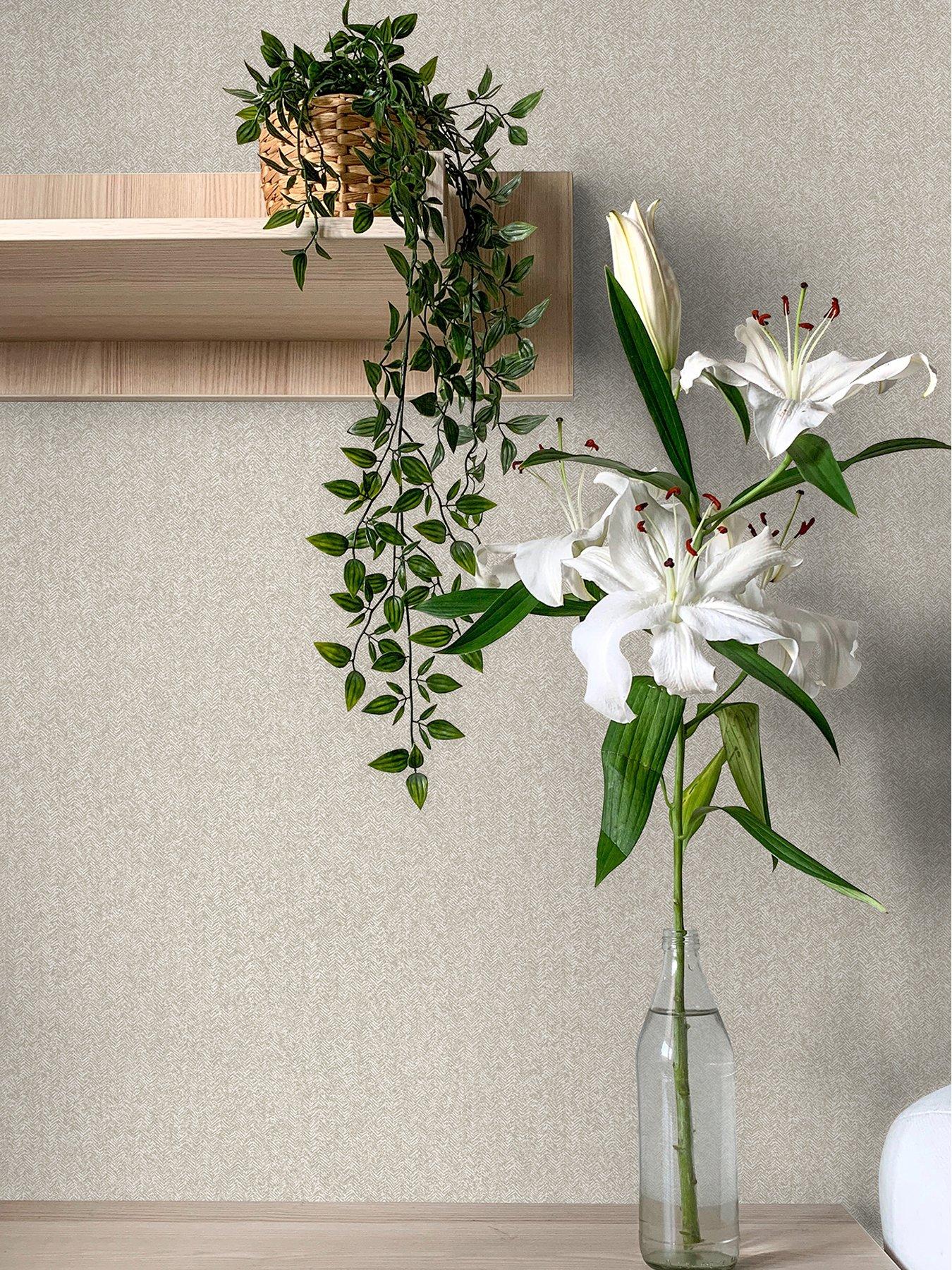 Image 3 of 4 of NuWallpaper Nuwallpaper Self Adhesive Ashland - Taupe