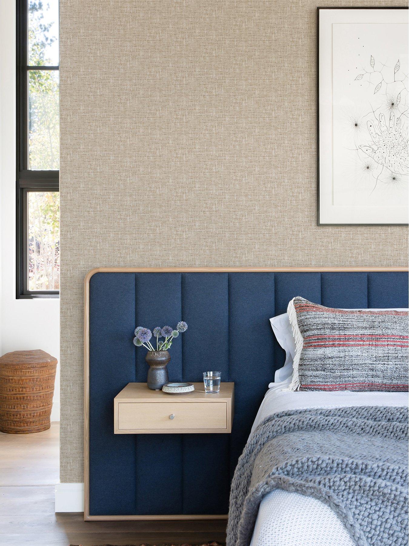 NuWallpaper Nuwallpaper Self Adhesive Poplin - Tan