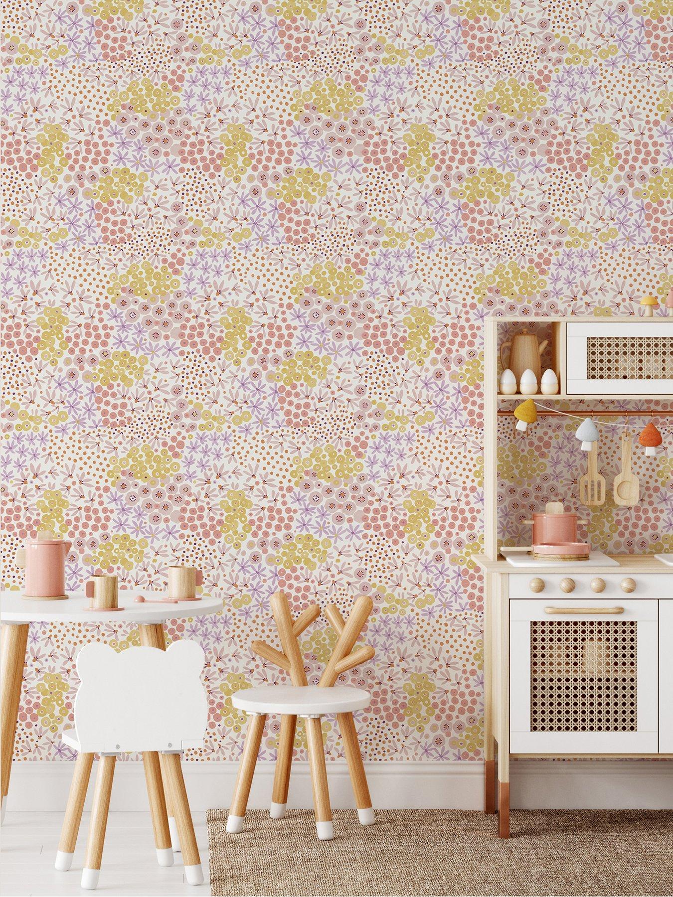 NuWallpaper Nuwallpaper Self Adhesive Kids Floral Bunch - Multi