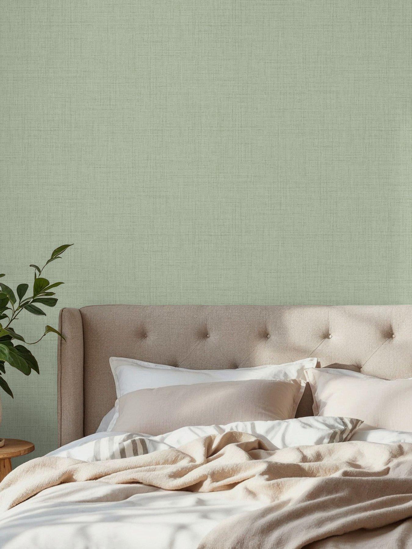Image 1 of 4 of Fine Decor Larson Texture Wallpaper - Green