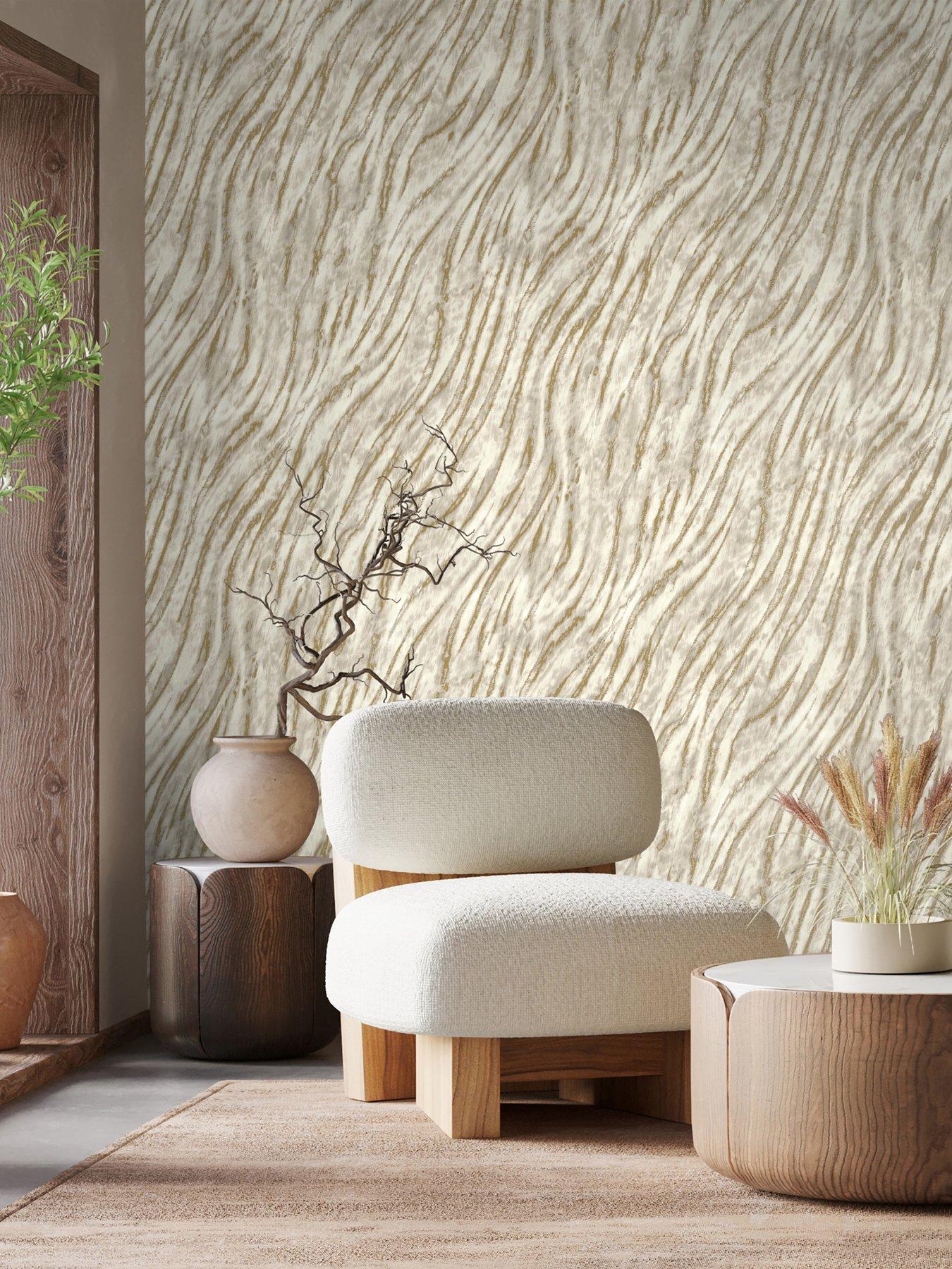 Crown Ember Wallpaper - Natural