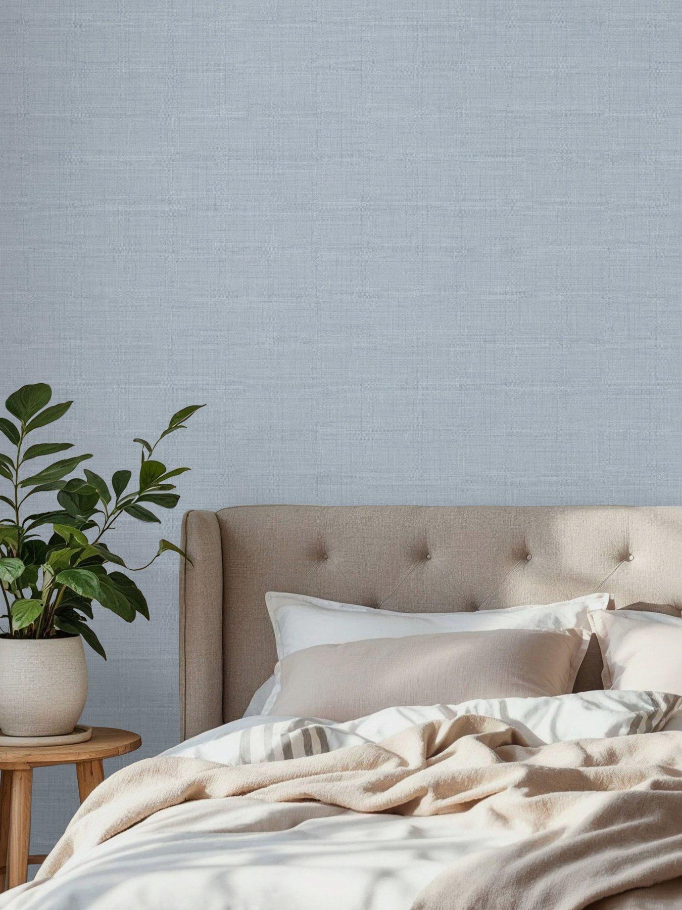 Fine Decor Larson Texture Wallpaper - Blue