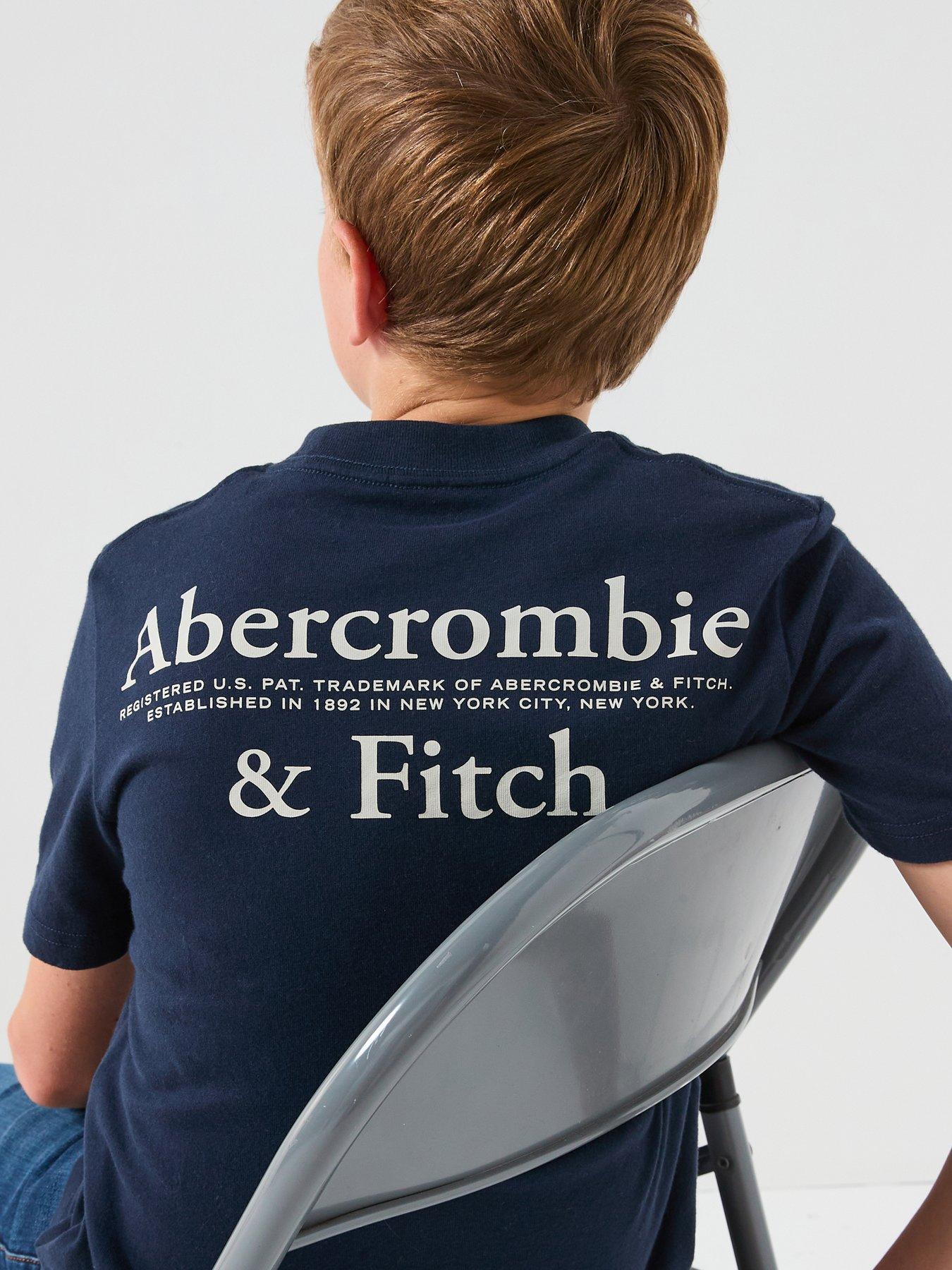 Abercrombie & Fitch Boys Foothills Short Sleeve T-Shirt - Blue