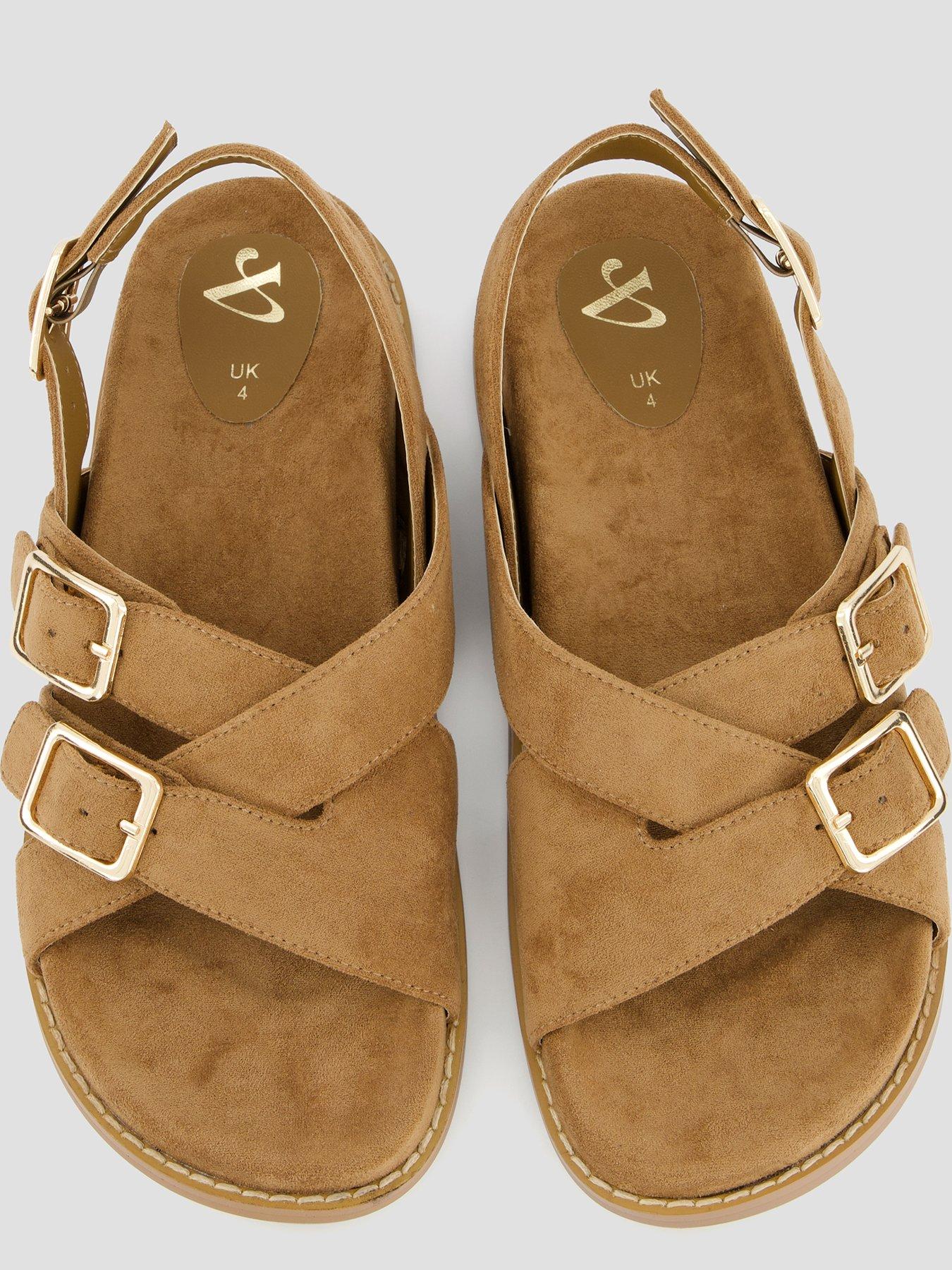 the-very-collection-double-buckle-footbed-sandal-browndetail