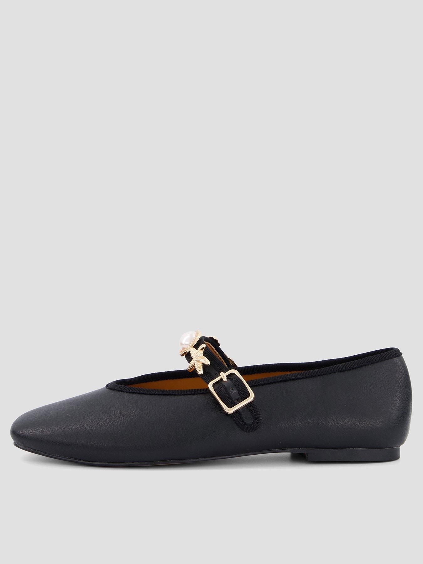 the-very-collection-beaded-ballet-flat-shoe-black