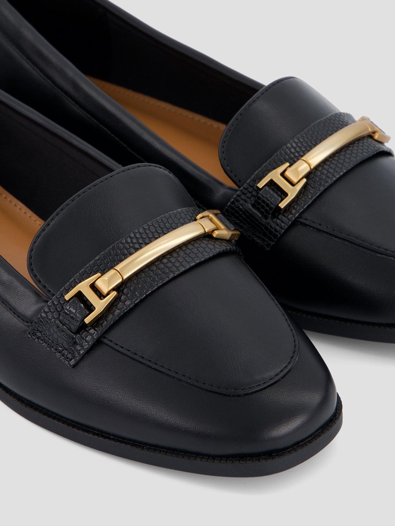 Image 6 of 7 of The Very Collection Wide Fit Loafer - Black