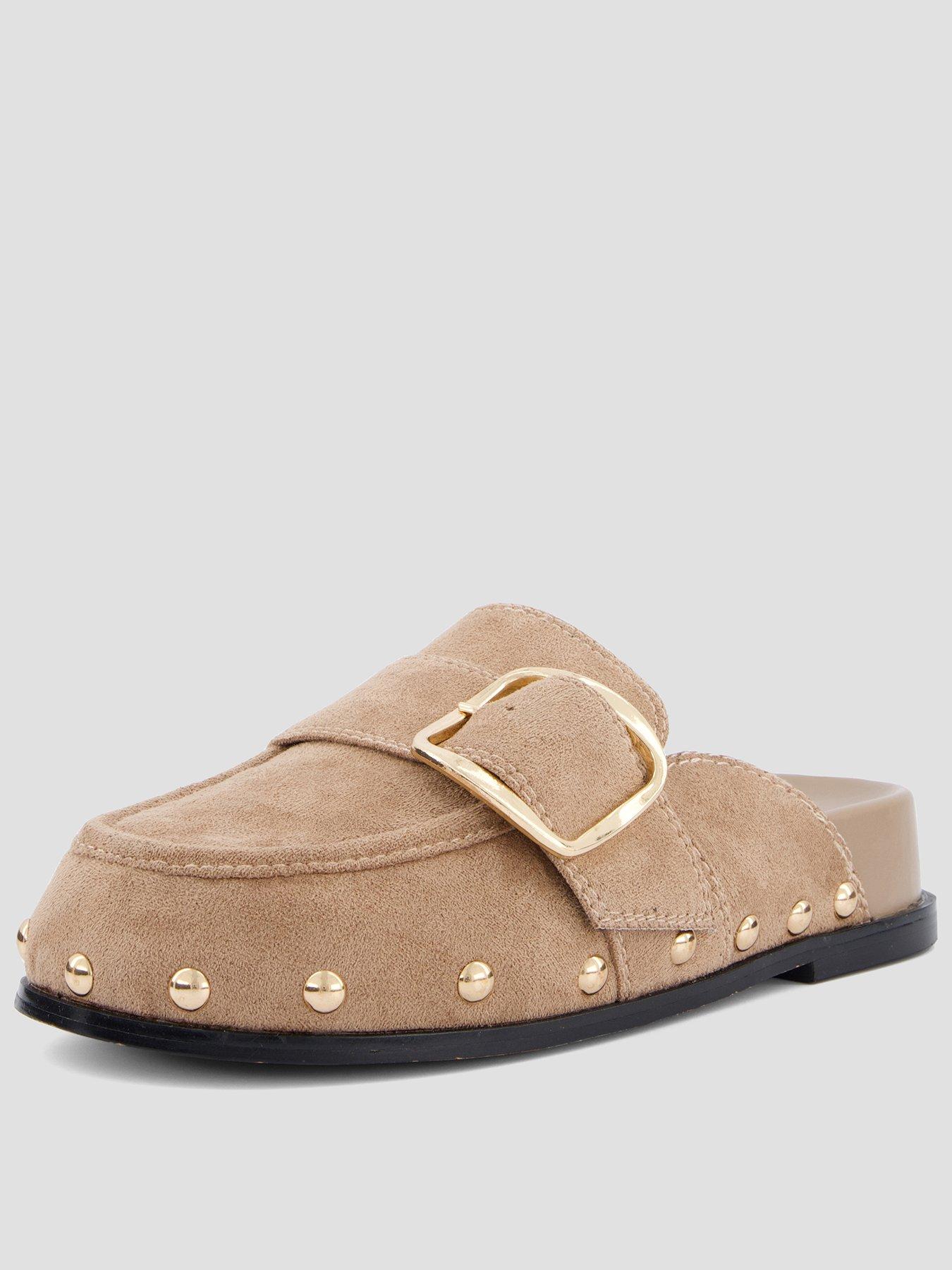 the-very-collection-wide-fit-studded-mule-brown