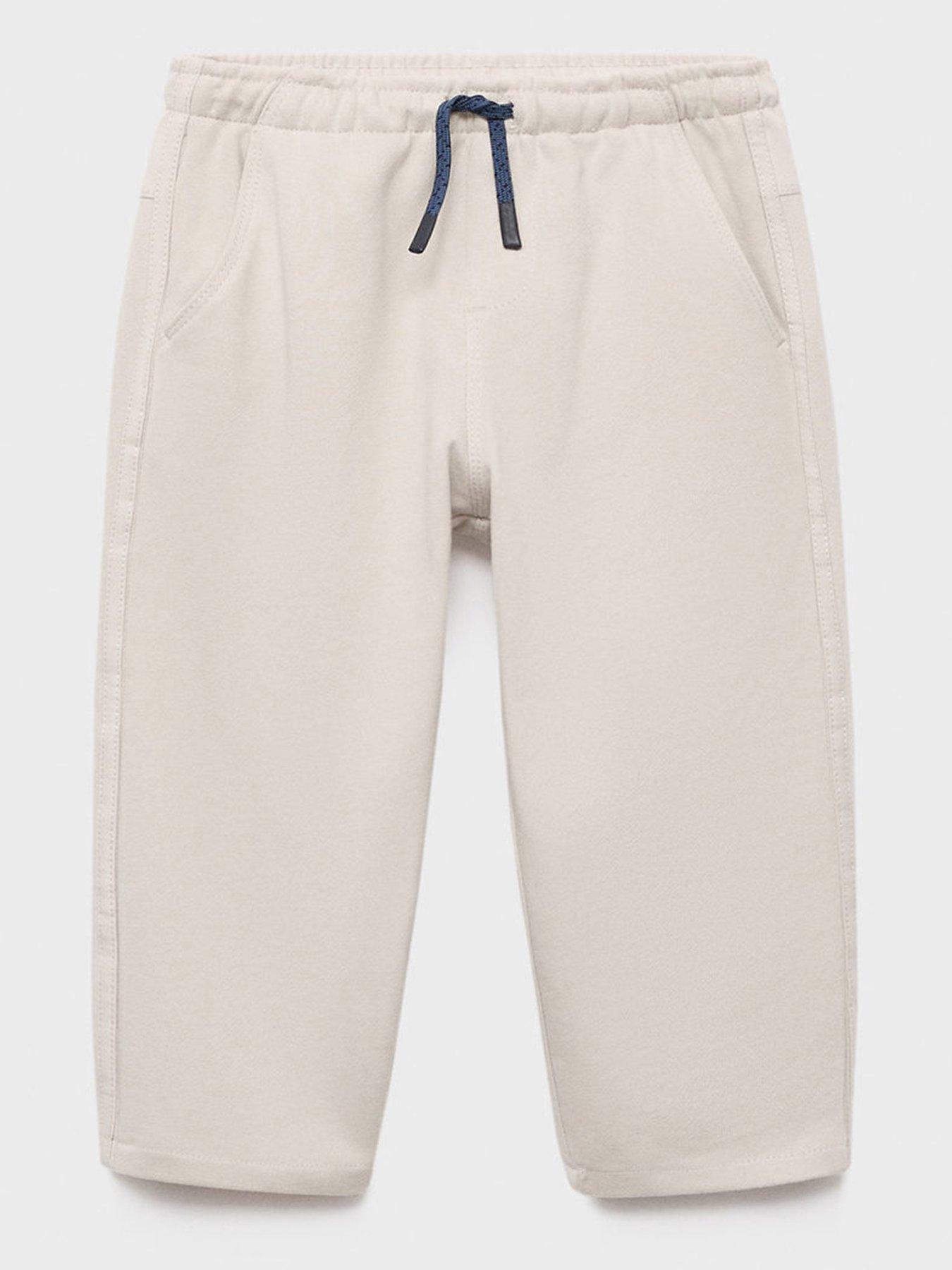 Mango Younger Boys Straight Leg Joggers - Light Grey