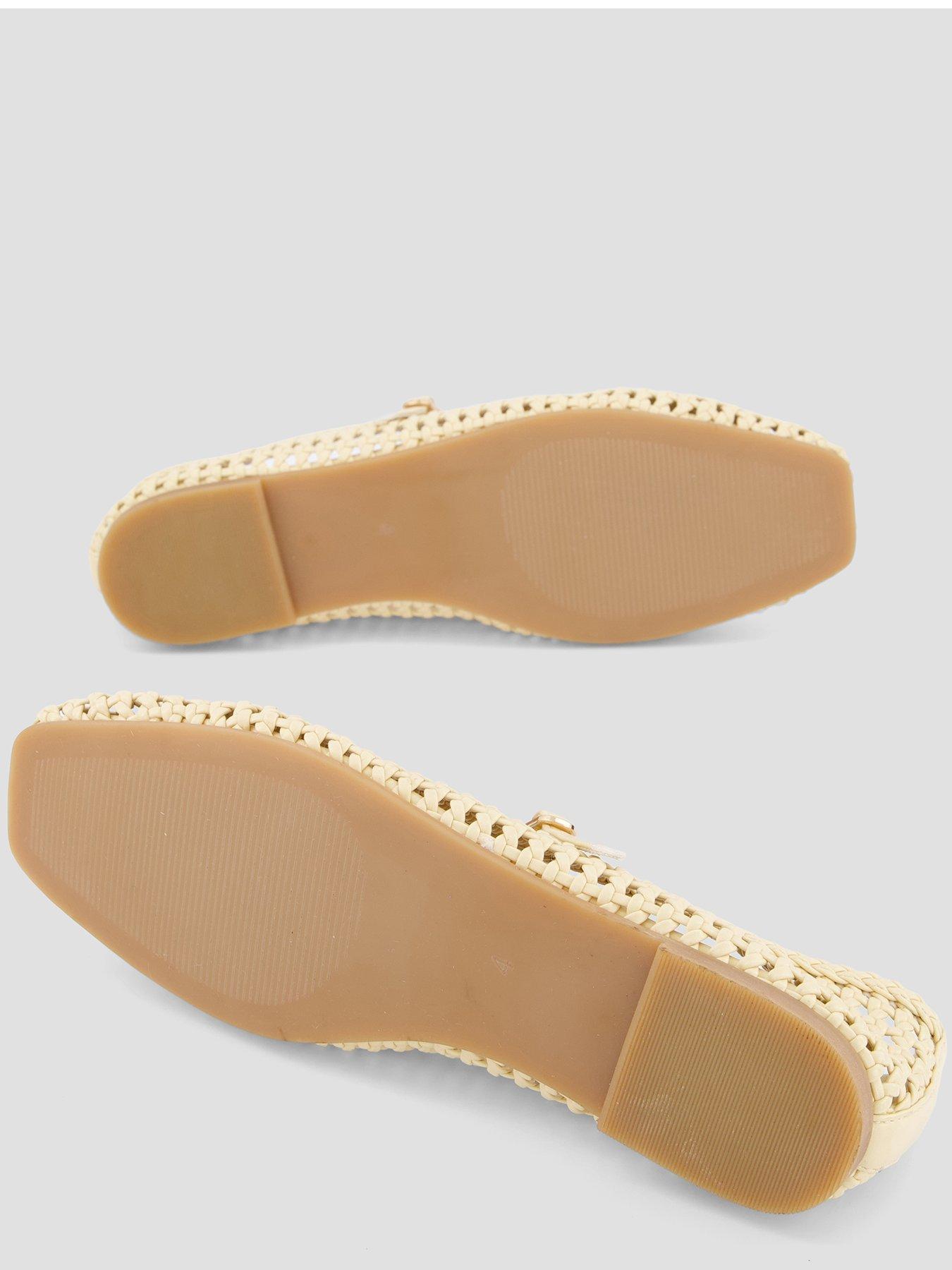 the-very-collection-square-toe-woven-ballet-flat-creamdetail