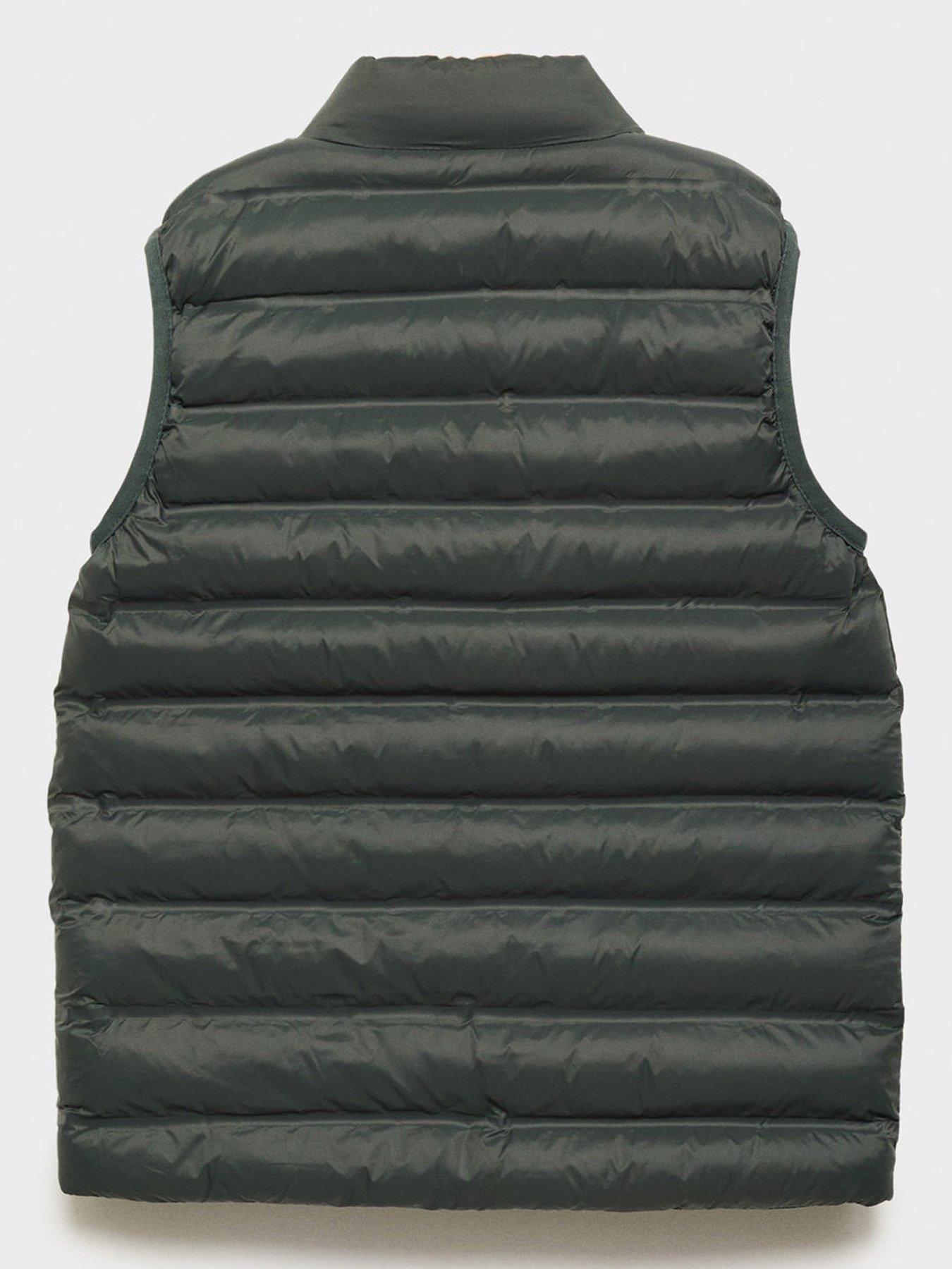 Image 2 of 4 of Mango Boys Quilted Gilet - Khaki