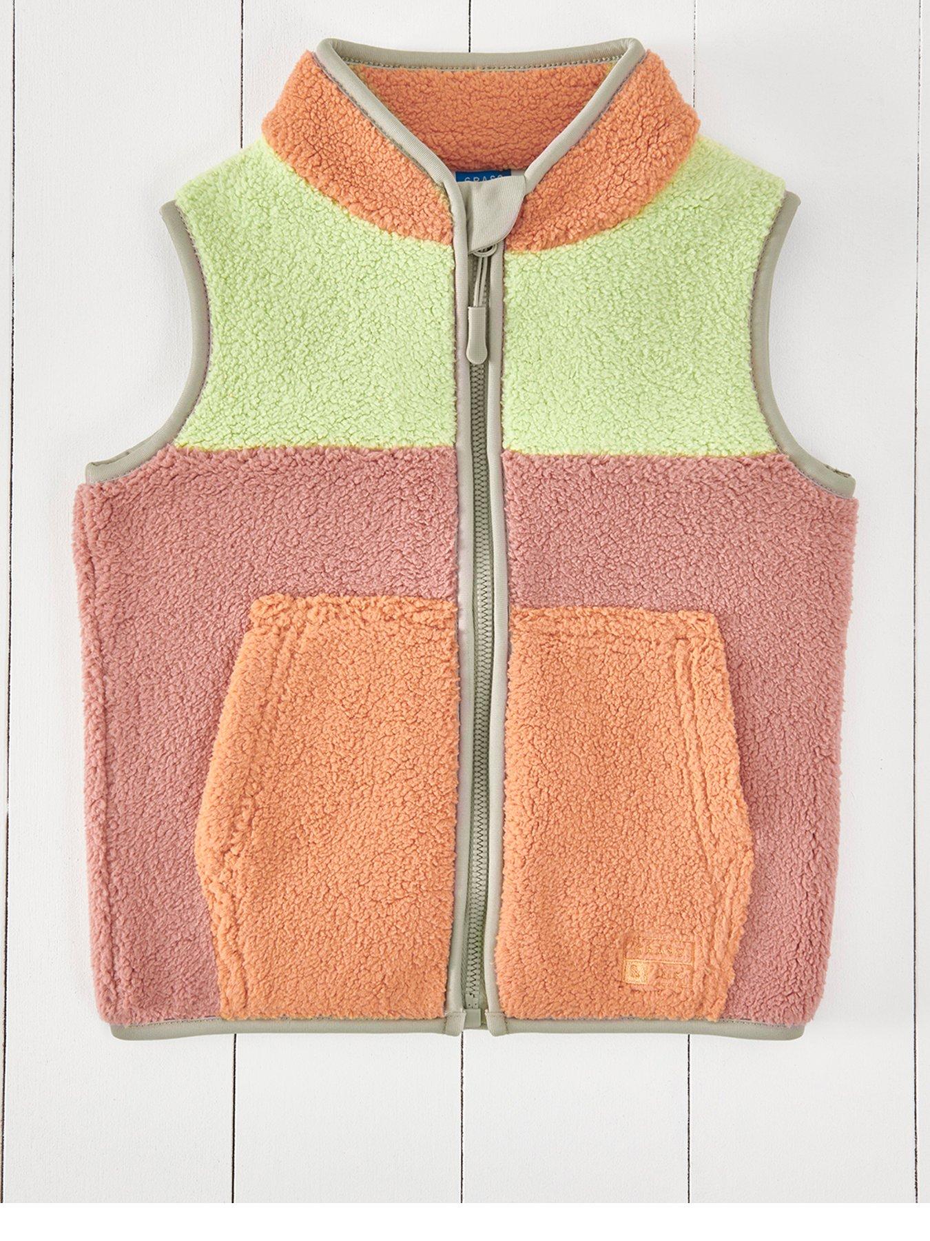 Grass & Air Infant/ Junior Borg Gilet - Multi