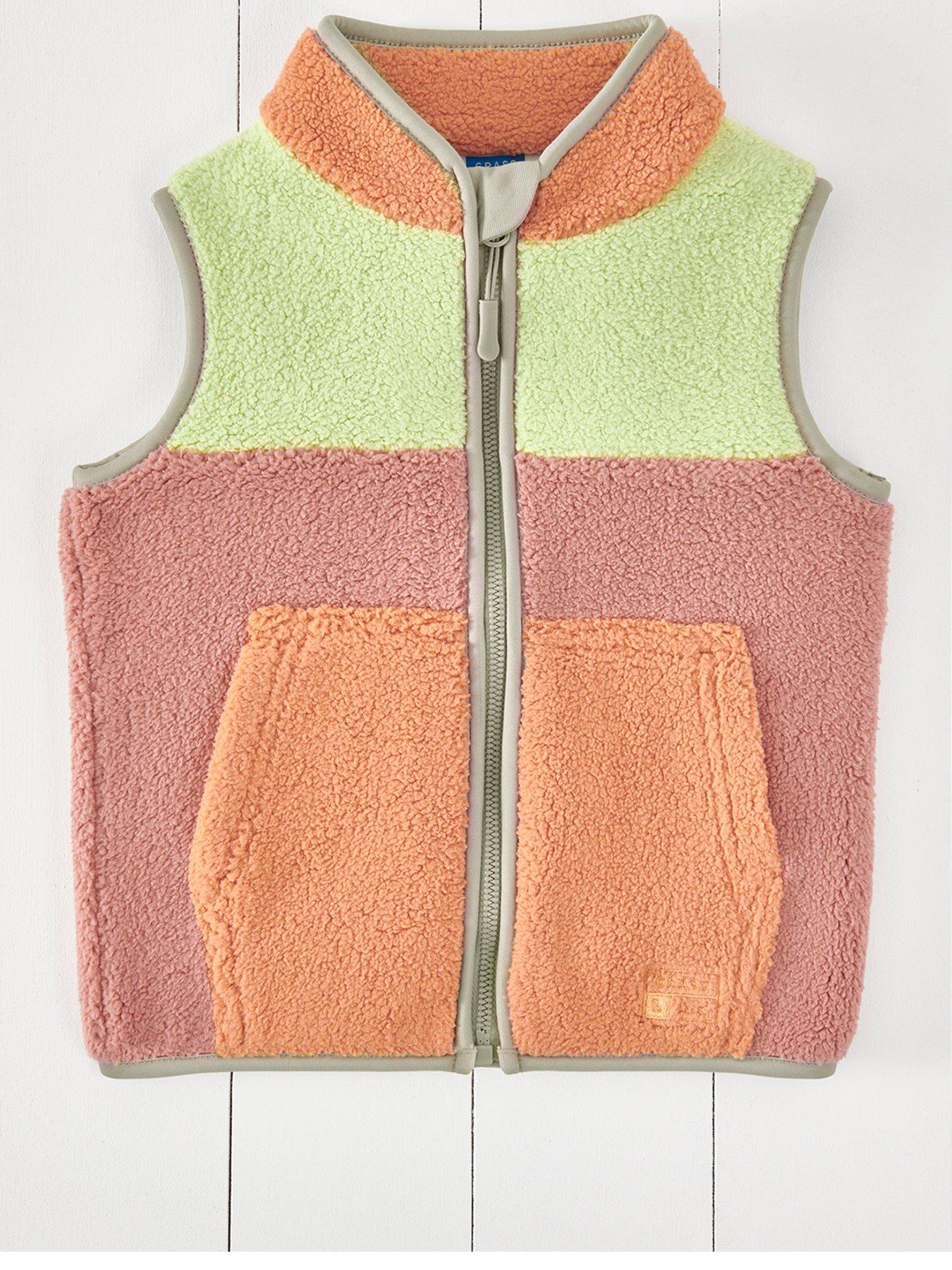 Image 2 of 4 of Grass & Air Infant/ Junior Borg Gilet - Multi