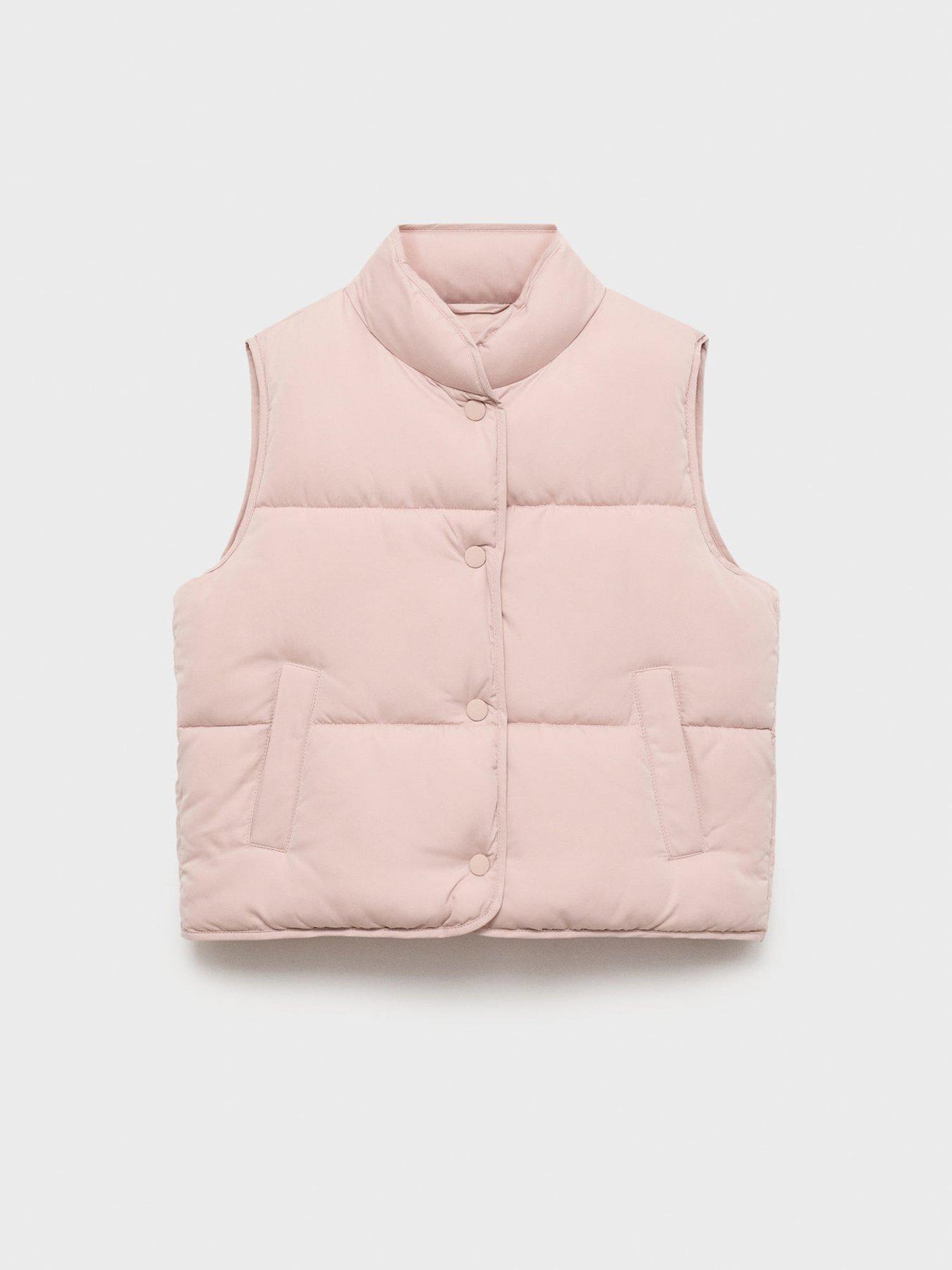 Image 2 of 4 of Mango Girls Gilet - Light Pink
