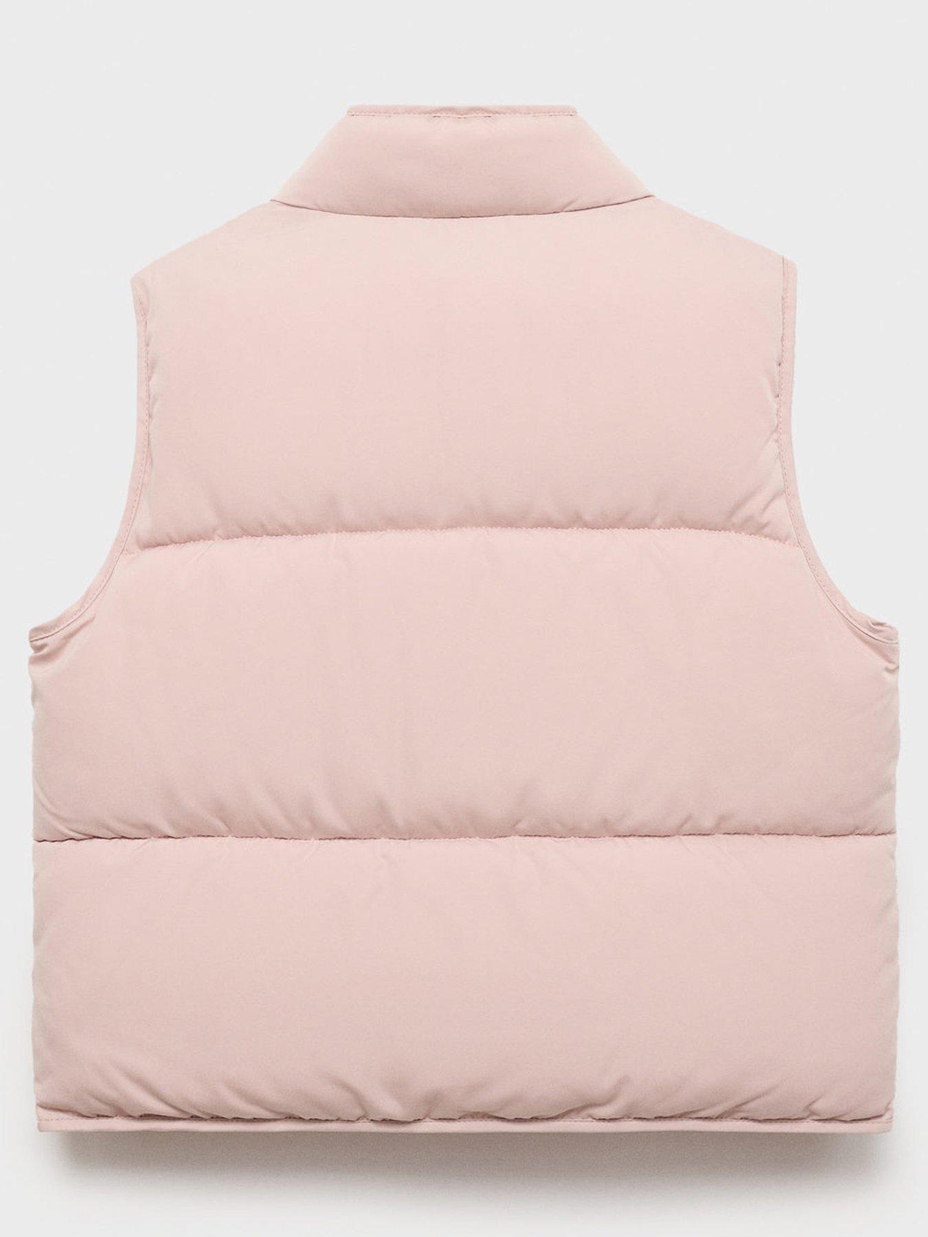 Image 3 of 4 of Mango Girls Gilet - Light Pink