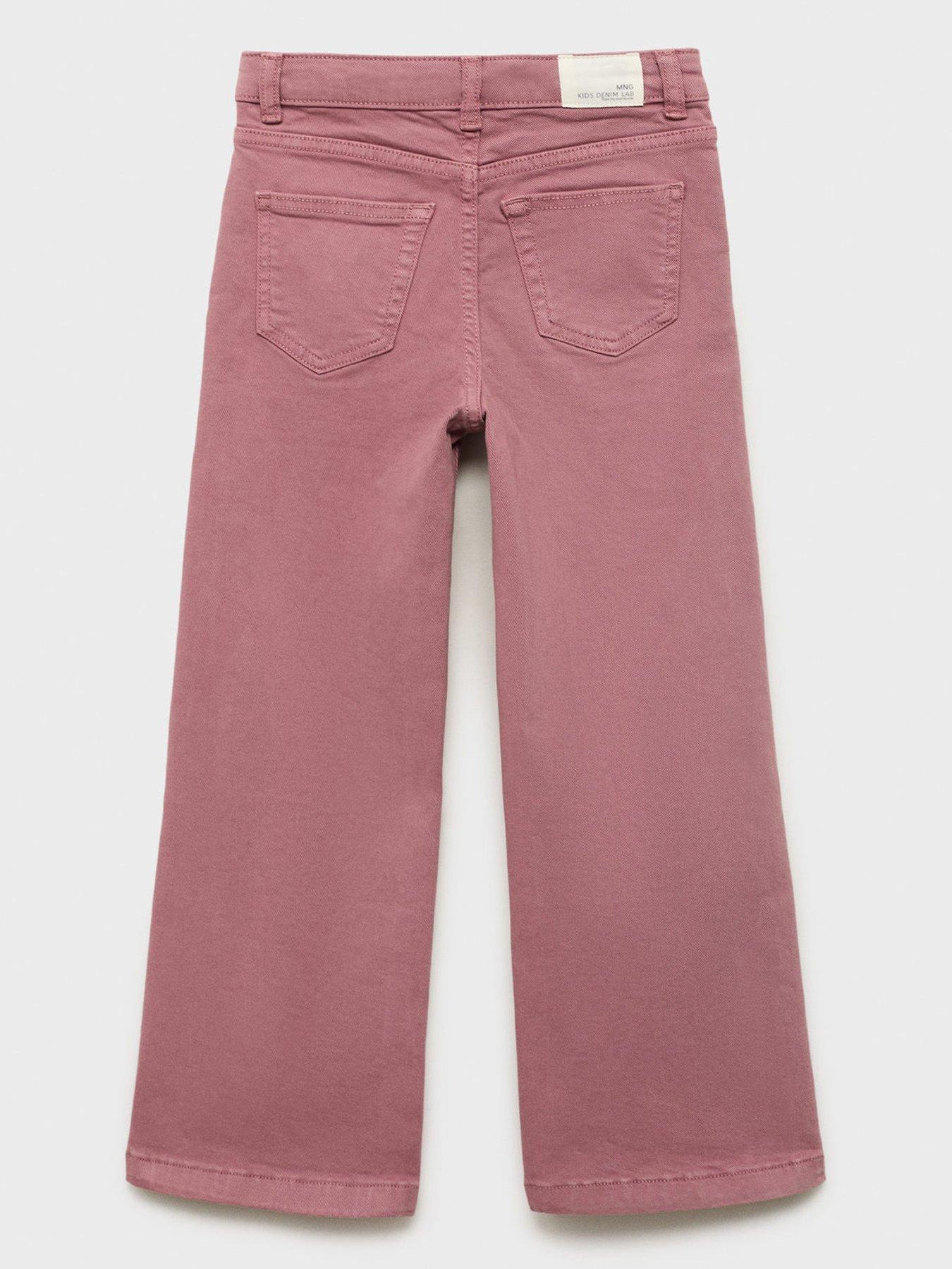 mango-girls-wide-leg-coloured-jeans-pinkback