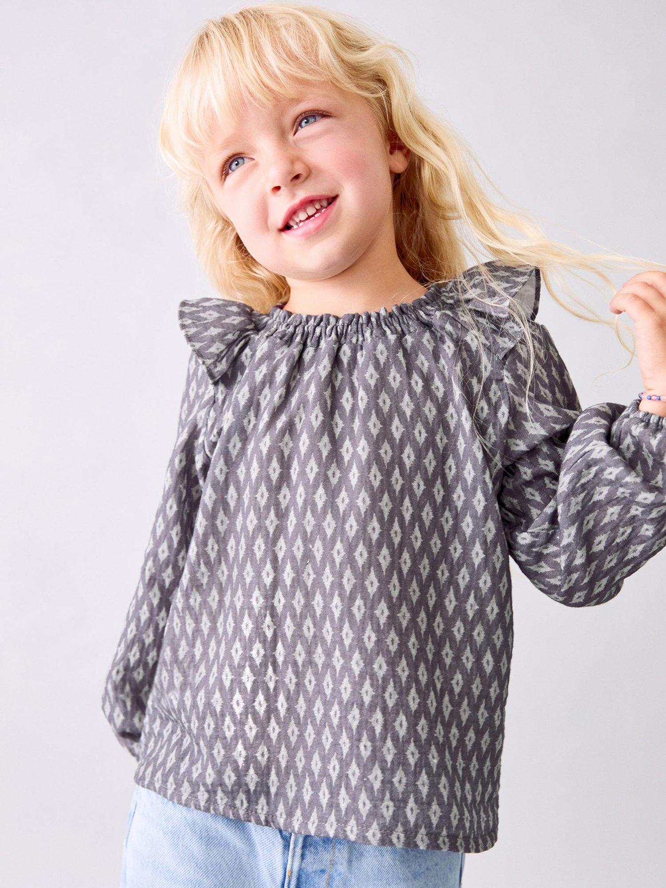 Mango Younger Girls Long Sleeve Blouse - Light Purple