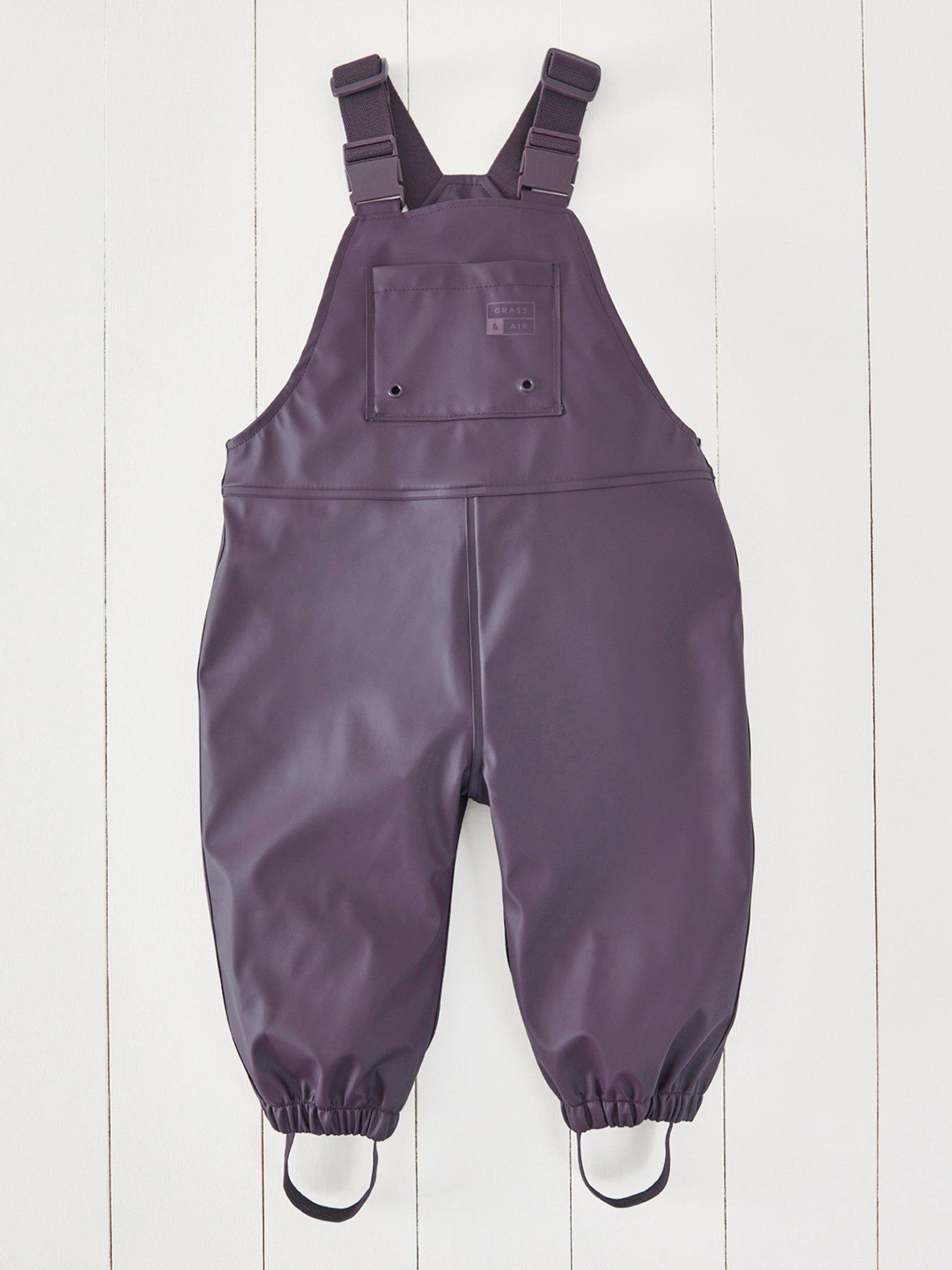 Image 1 of 5 of Grass & Air Infant/ Junior Rainster Dungaree - Purple